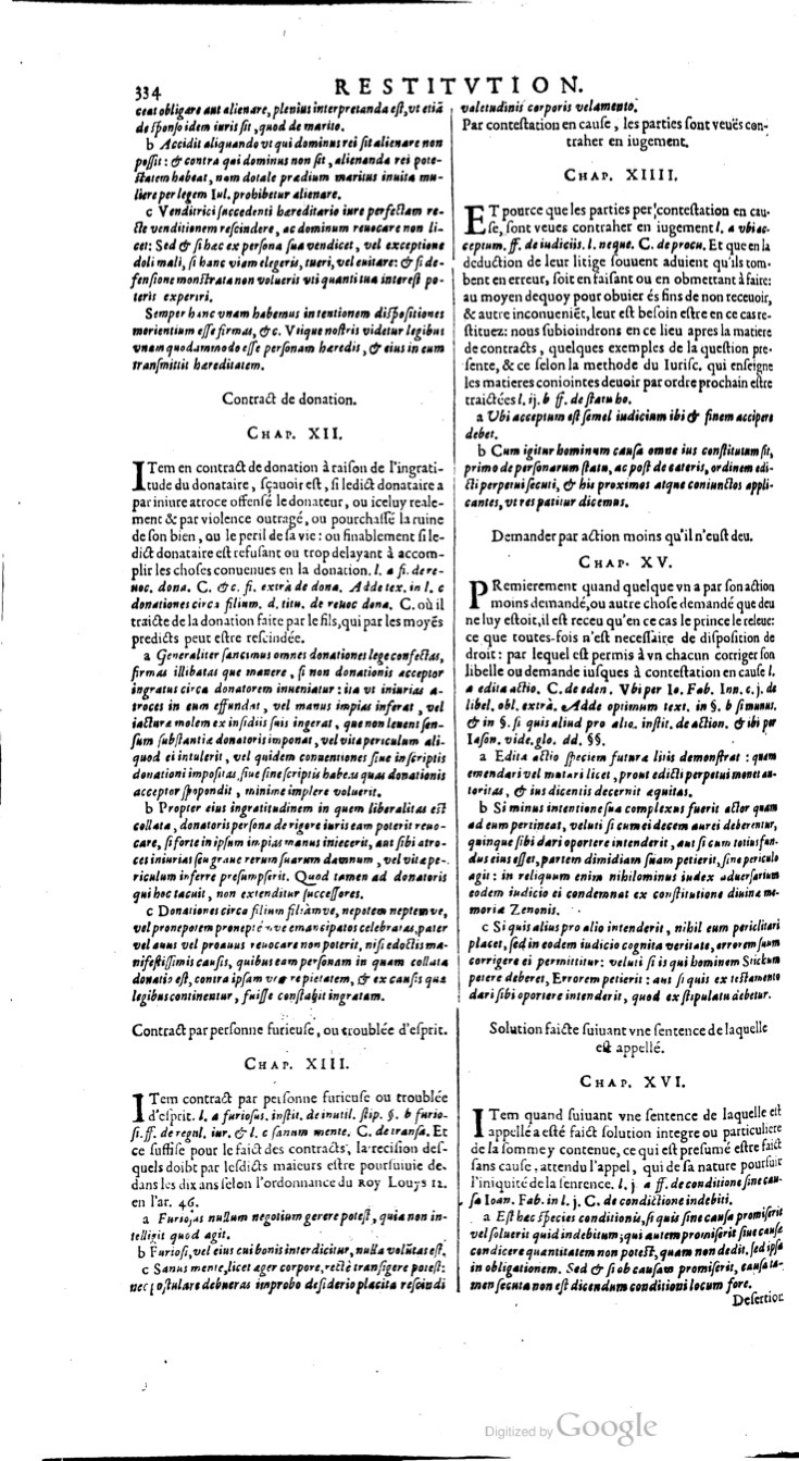 1629 - Veuve Nicolas Buon - Trésor du droit français (21754 T. 3) - BM Lyon