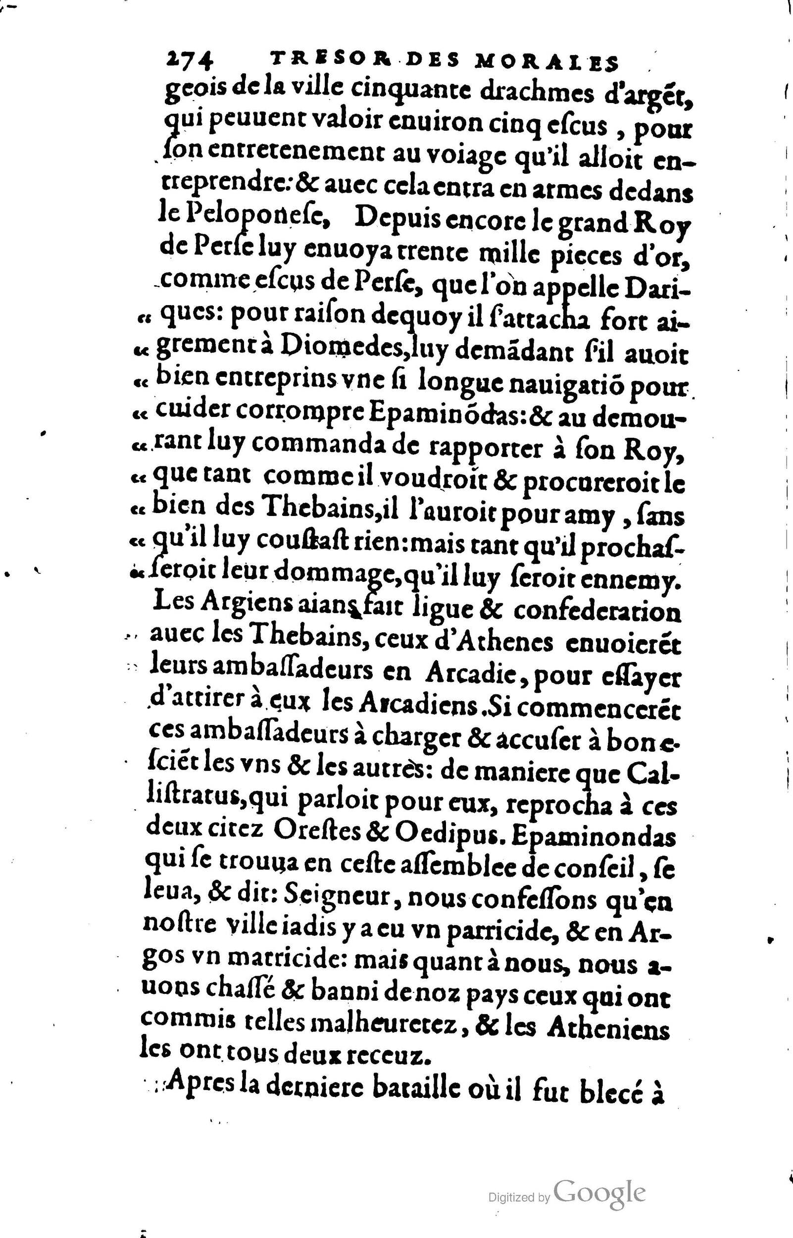 1578 - Jean Poupy - Trésor des morales de Plutarque - BSB Munich