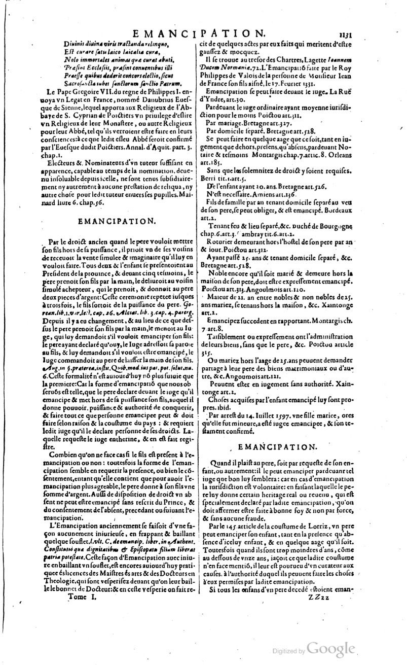 1629 - Veuve Nicolas Buon - Trésor du droit français (29620 T. 1) - BM Lyon