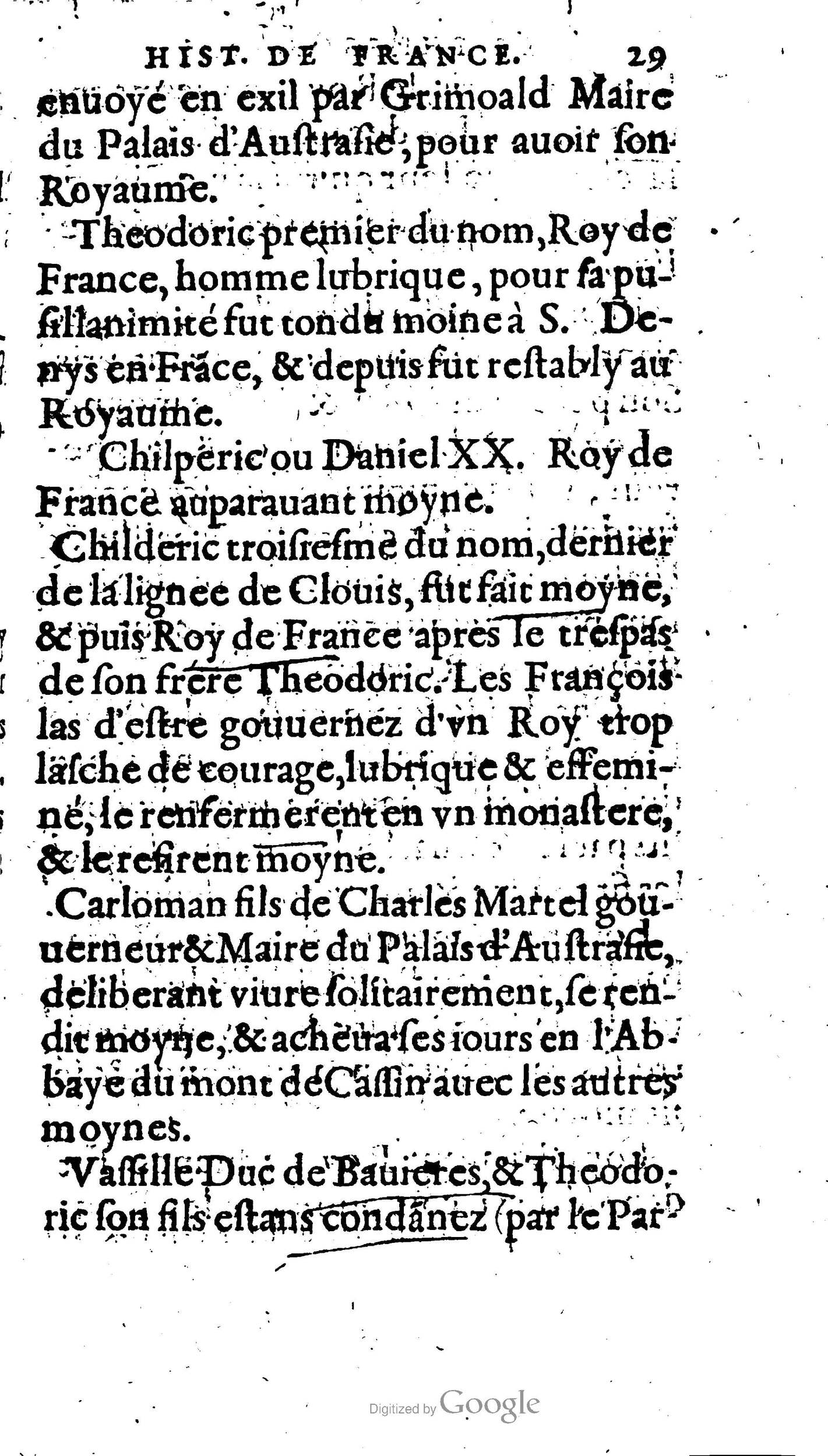1604 - Galiot Corrozet - Trésor des histoires de France - BNC Florence