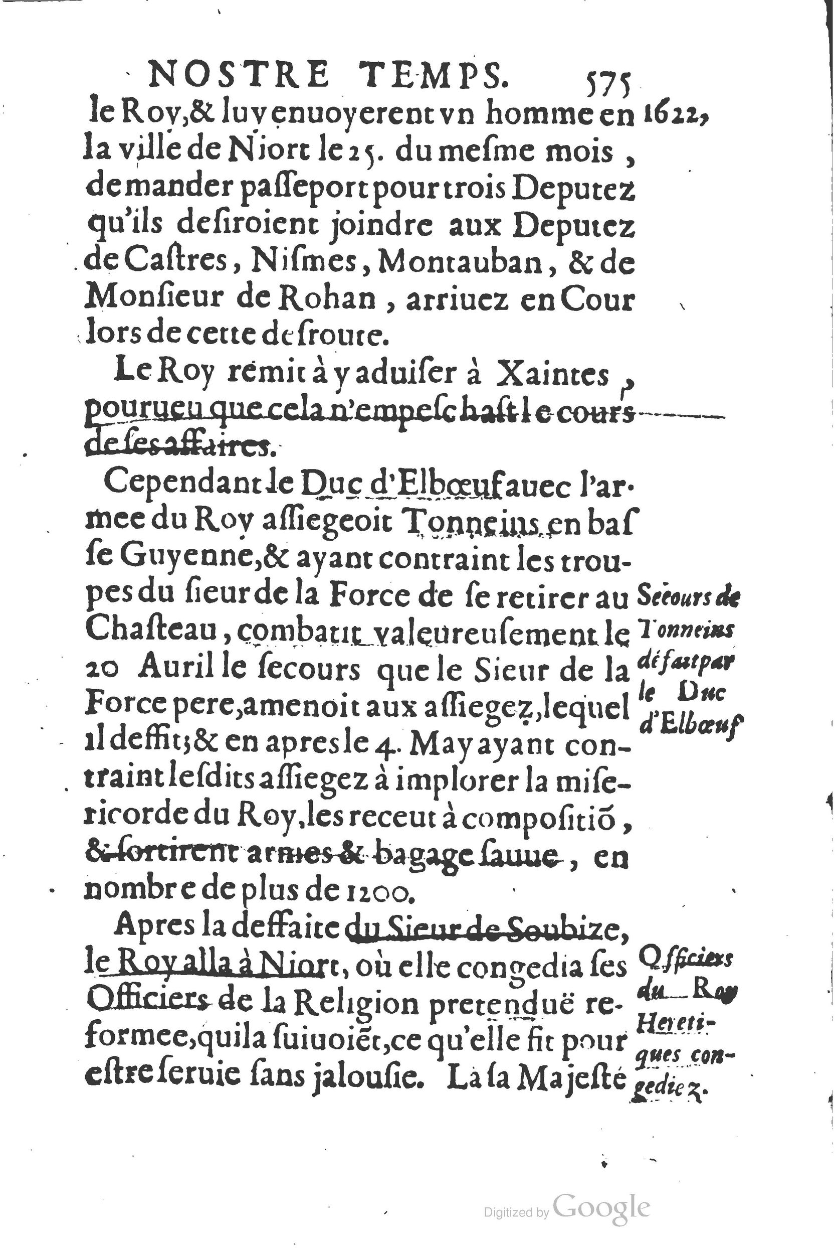 1626 - Joseph Bouillerot - Trésor de l’histoire générale de notre temps - BSB Munich