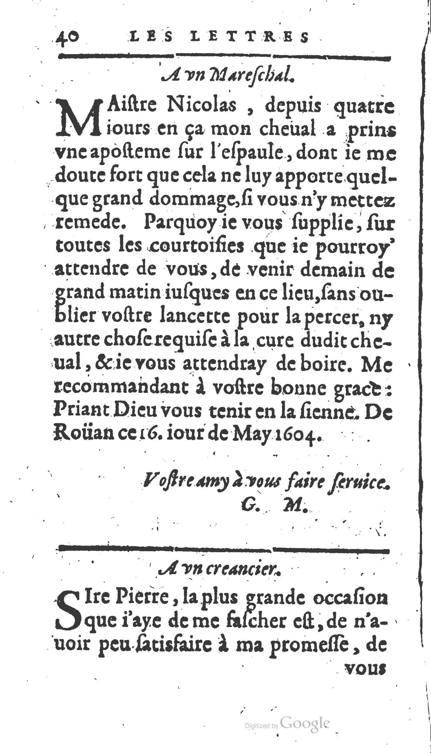 1604 - Fleury Bourriquant - Nouveau Trésor des secrétaires - British Library