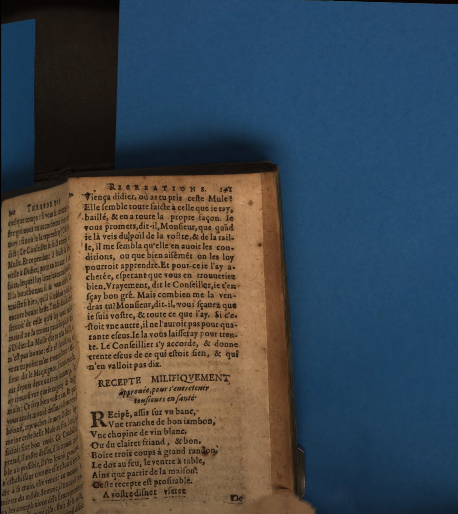 1616 - Balthazar Bellère - Trésor des récréations - BSB