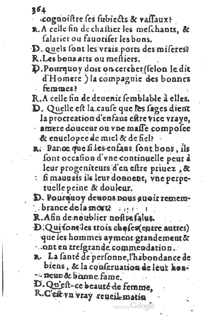 1581 - Nicolas Bonfons  - Trésor des sentences dorées - Princeton