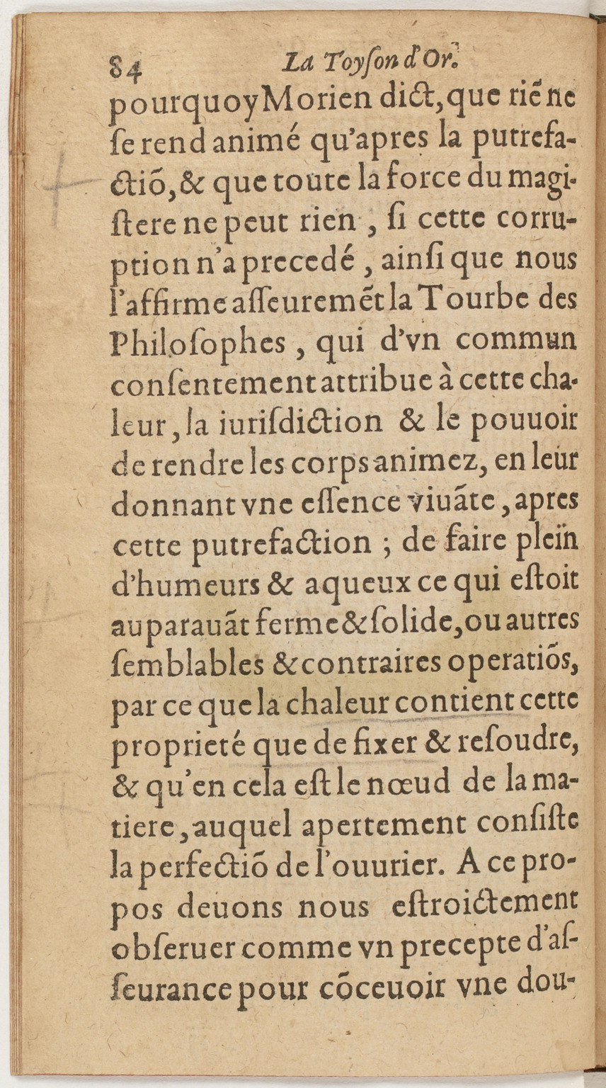 1612 - Charles Sevestre - Toison d’or ou la fleur des Trésors - BnF