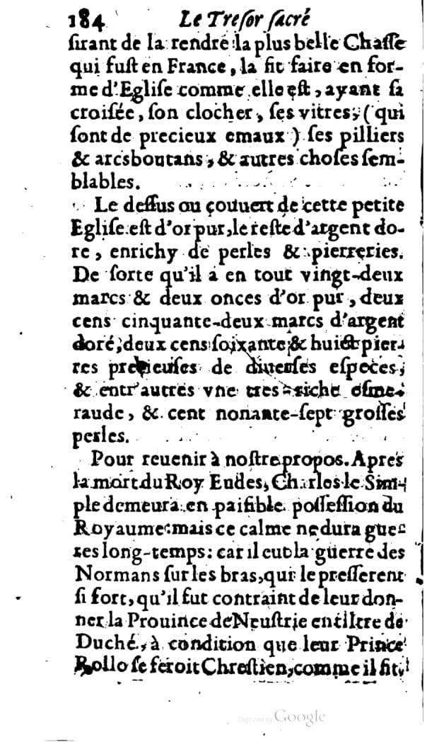 1646 - Jean Billaine - Trésor sacré ou inventaire des saintes reliques - BM Lyon 1646 - Jean Billaine - Trésor sacré ou inventaire des saintes reliques - BM Lyon