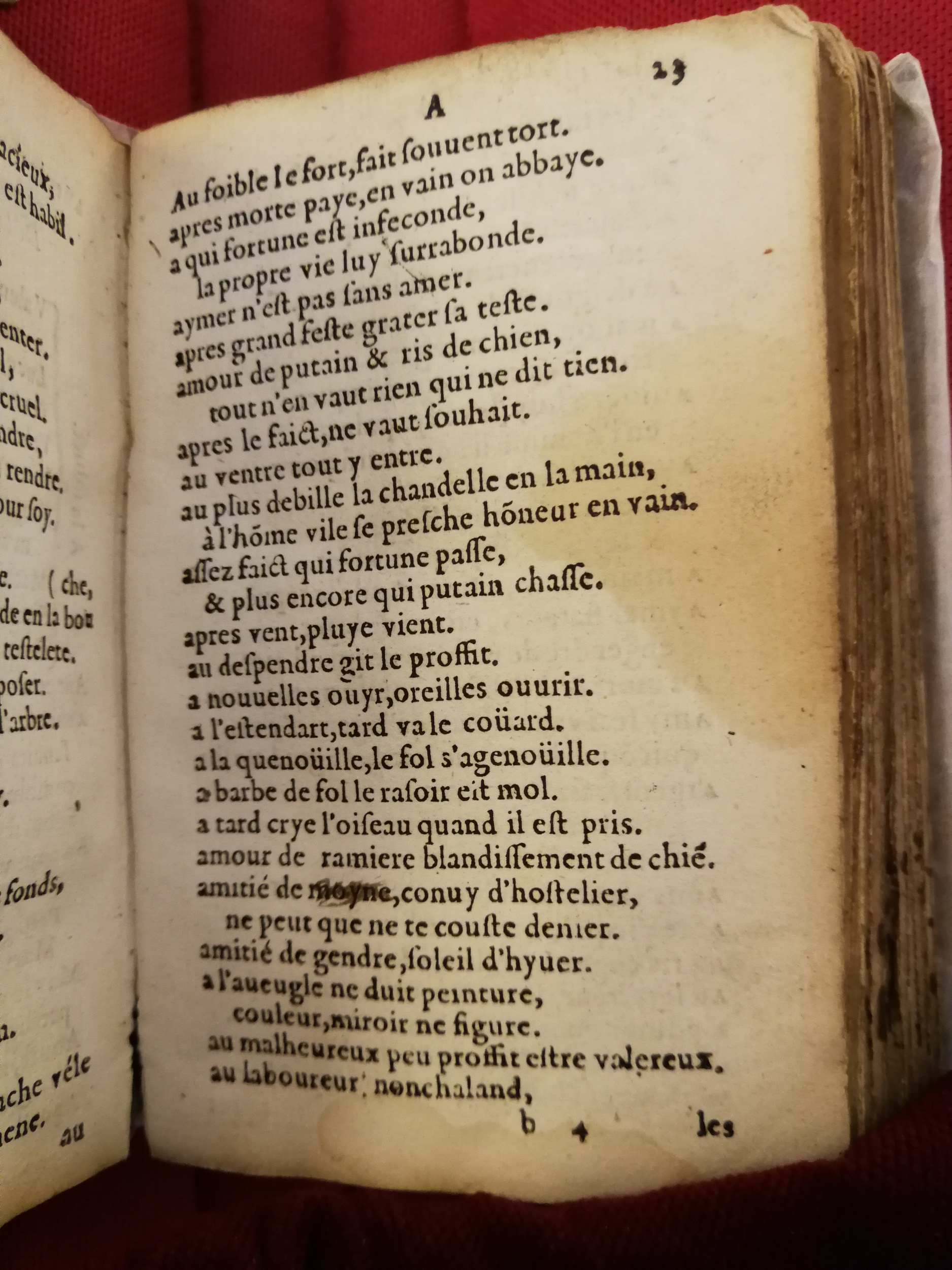 1577 - Jean d’Ogerolles - Trésor de sentences dorées - Bibliothèque Sainte-Geneviève