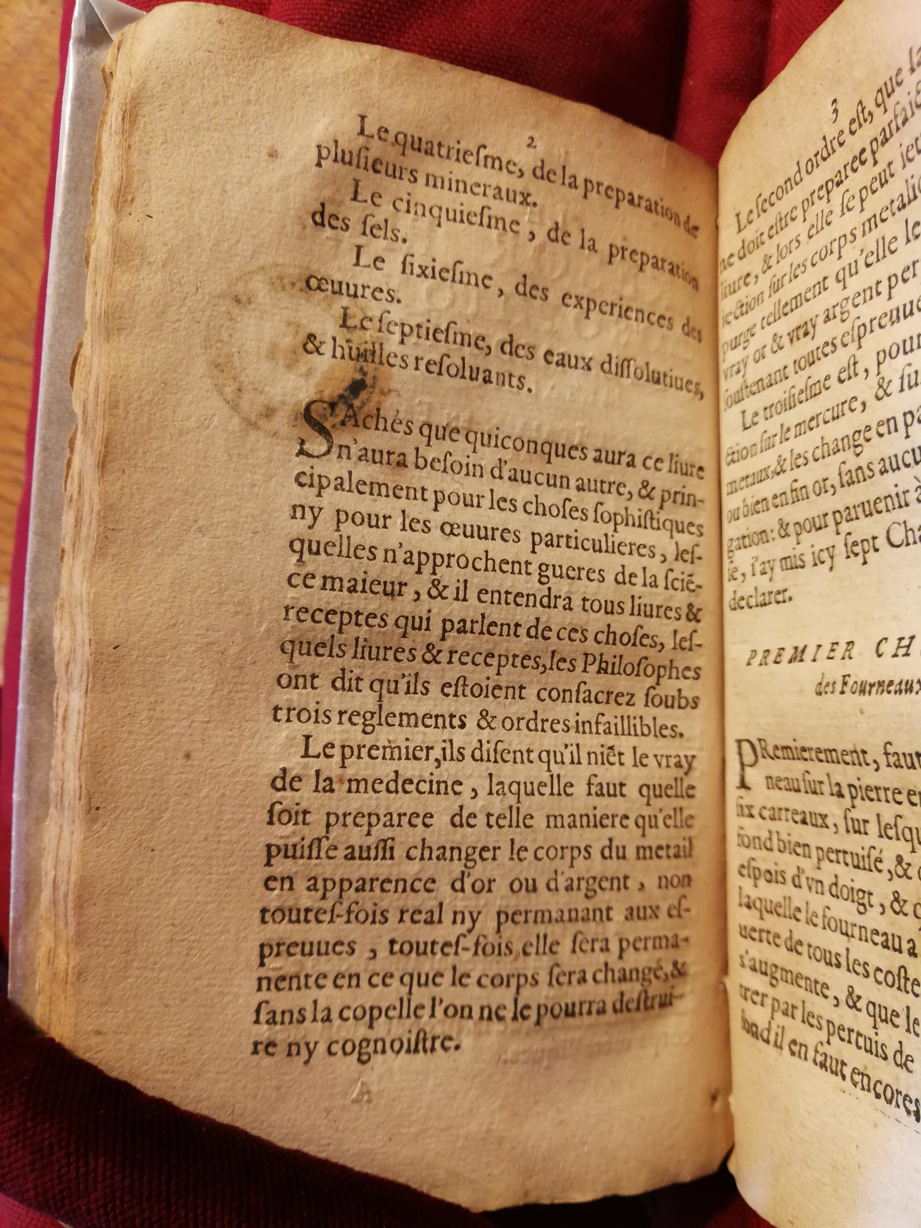 1611 - Charles Sevestre - Trésor philosophique de la médecine métallique - Bibliothèque Sainte-Geneviève