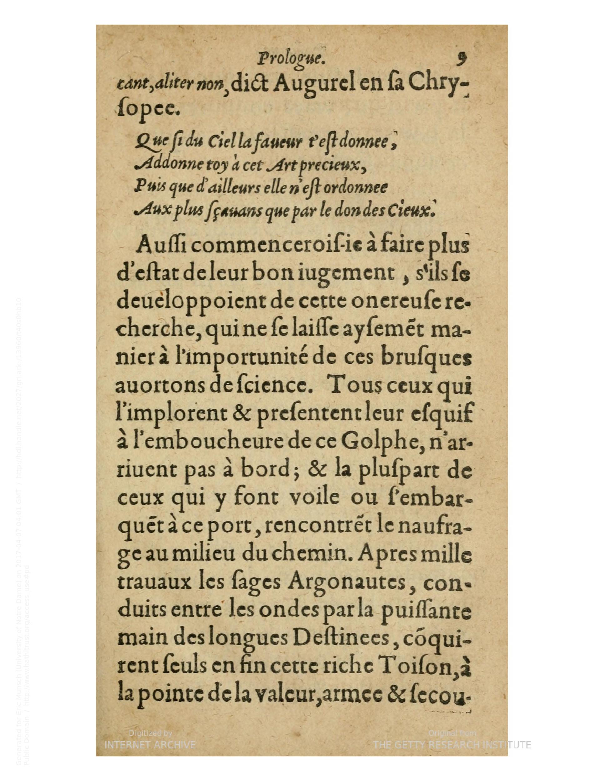 1612 - Charles Sevestre - Toison d’or ou la fleur des trésors - Getty Research Institute