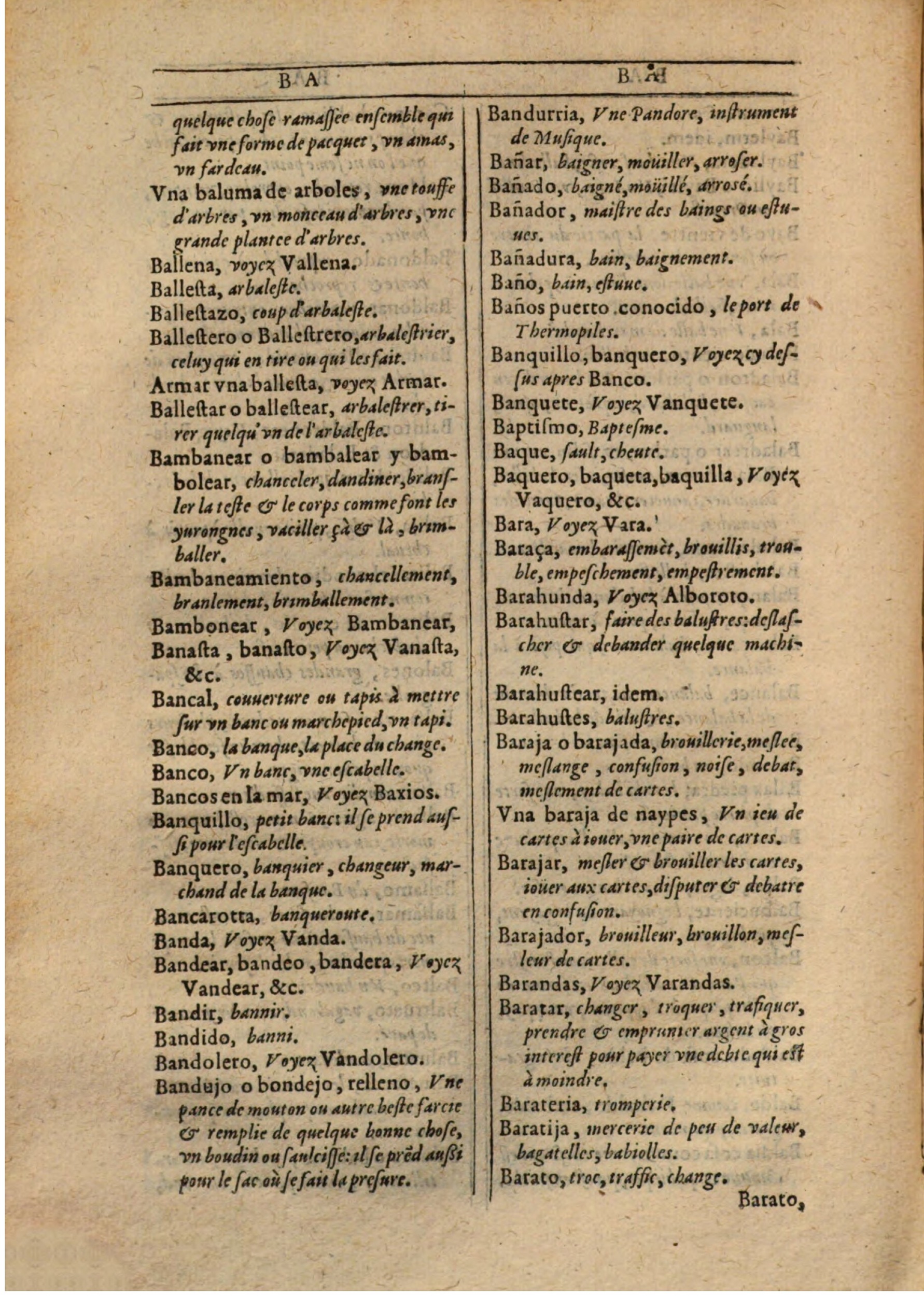 1607 - Marc Orry - Trésor des deux langues espagnole et française (Première partie) - BSB Munich 1607 - Marc Orry - Trésor des deux langues espagnole et française (Première partie) - BSB Munich