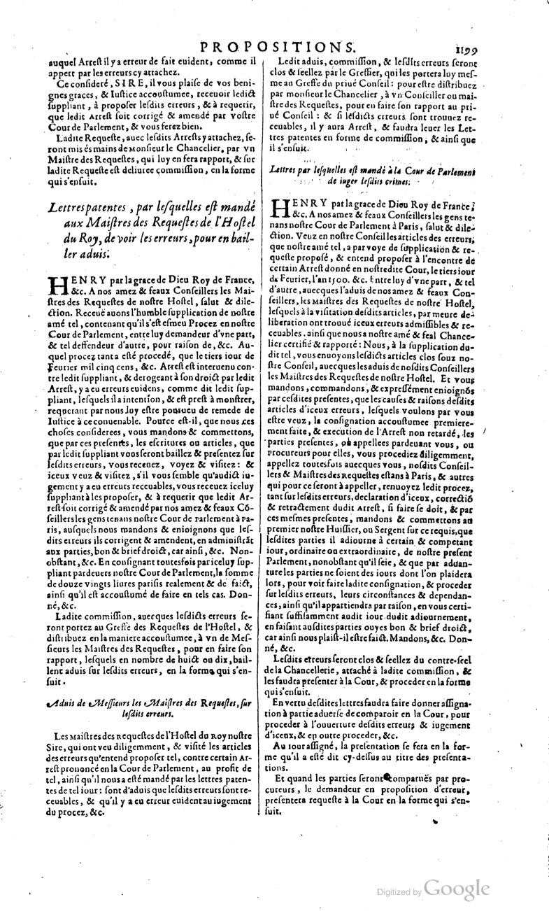 1629 - Veuve Nicolas Buon - Trésor du droit français (21754 T. 2) - BM Lyon