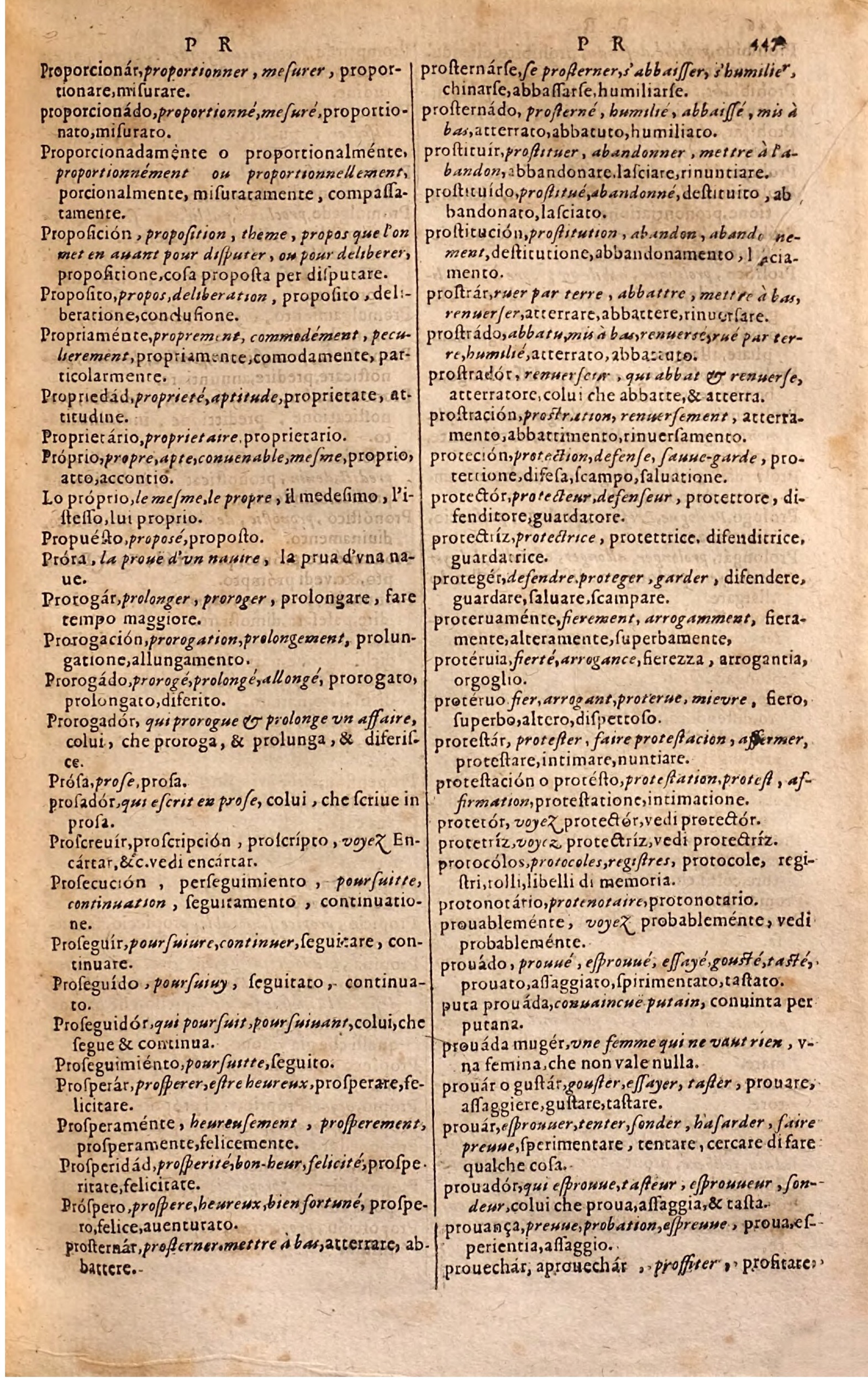 1627 - Jacques Crespin - Trésor des trois langues - Regensburg