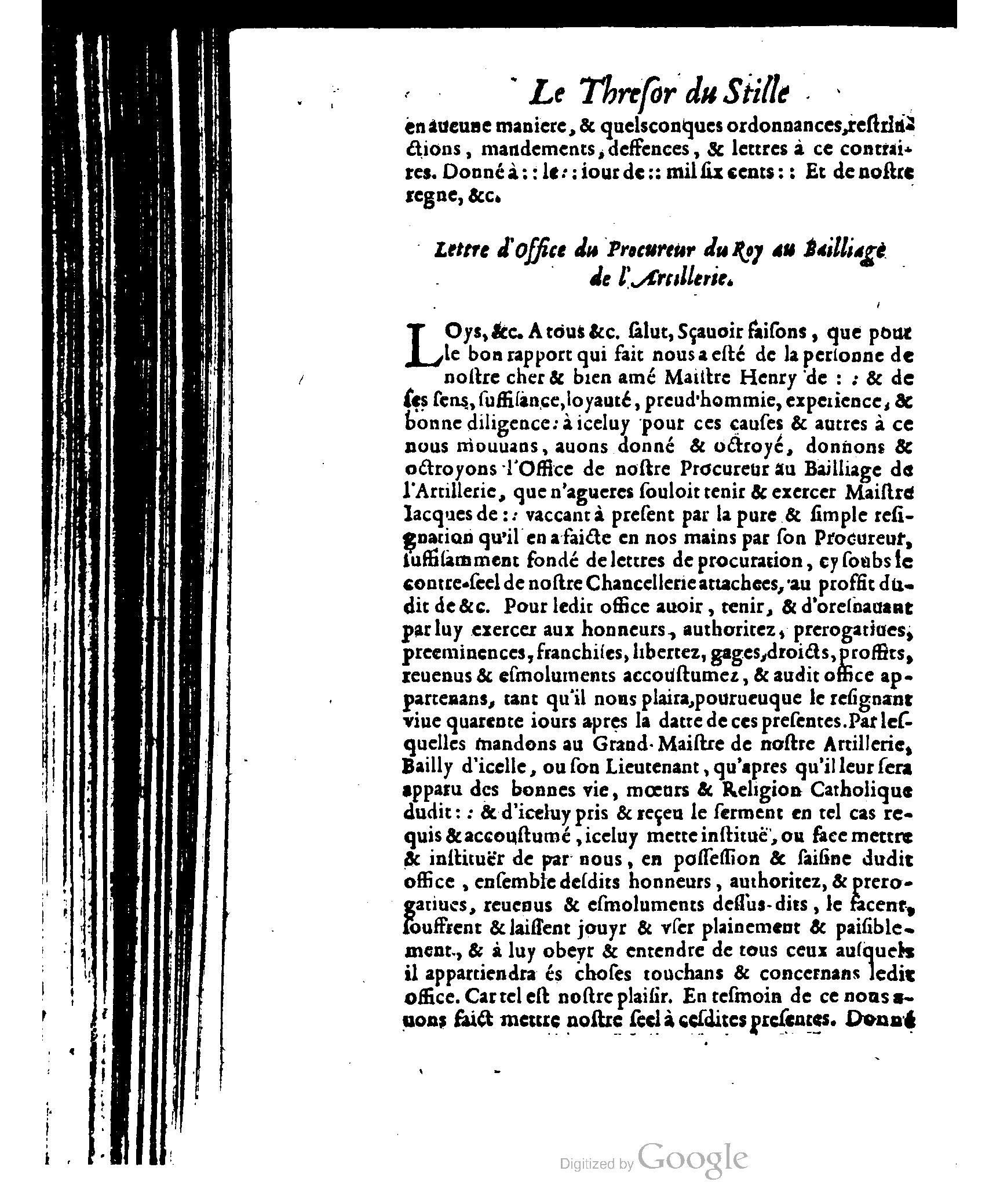 1614 - Jean Richer - Trésor du nouveau style et protocole de la chancellerie de France - BSB Munich 1614 - Jean Richer - Trésor du nouveau style et protocole de la chancellerie de France - BSB Munich