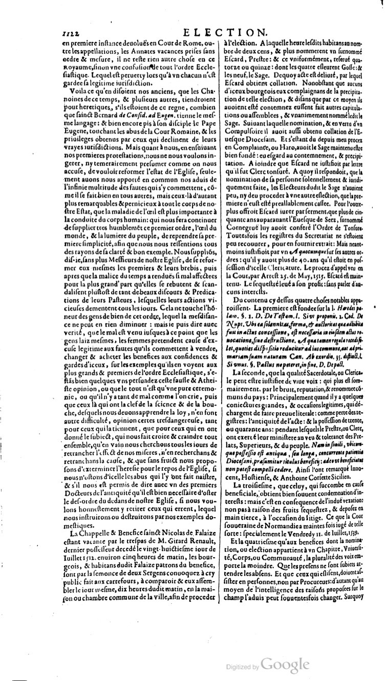 1629 - Veuve Nicolas Buon - Trésor du droit français (29620 T. 1) - BM Lyon