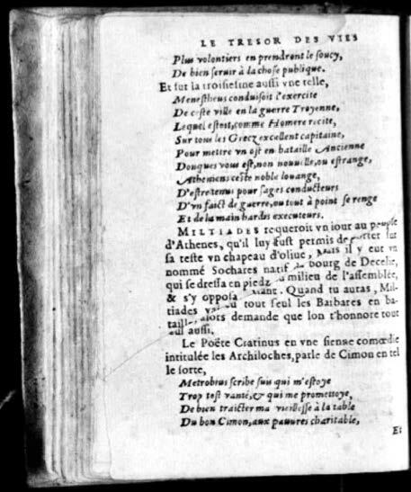 1574 - Benoît Rigaud - Trésor des vies de Plutarque - Avignon