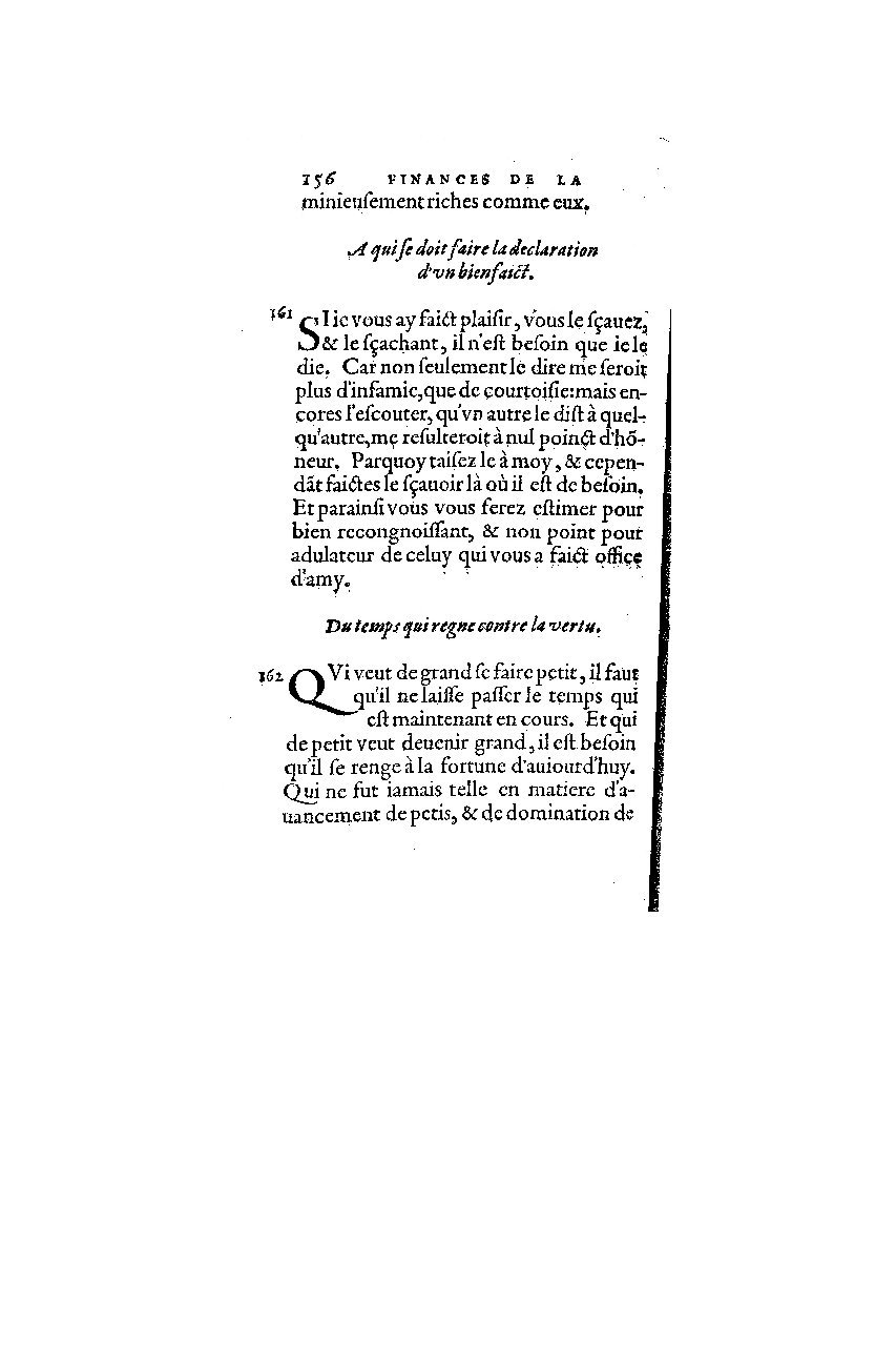 1572 - Nicolas Du Chemin - Finances et Trésor de la plume française - BM Lyon