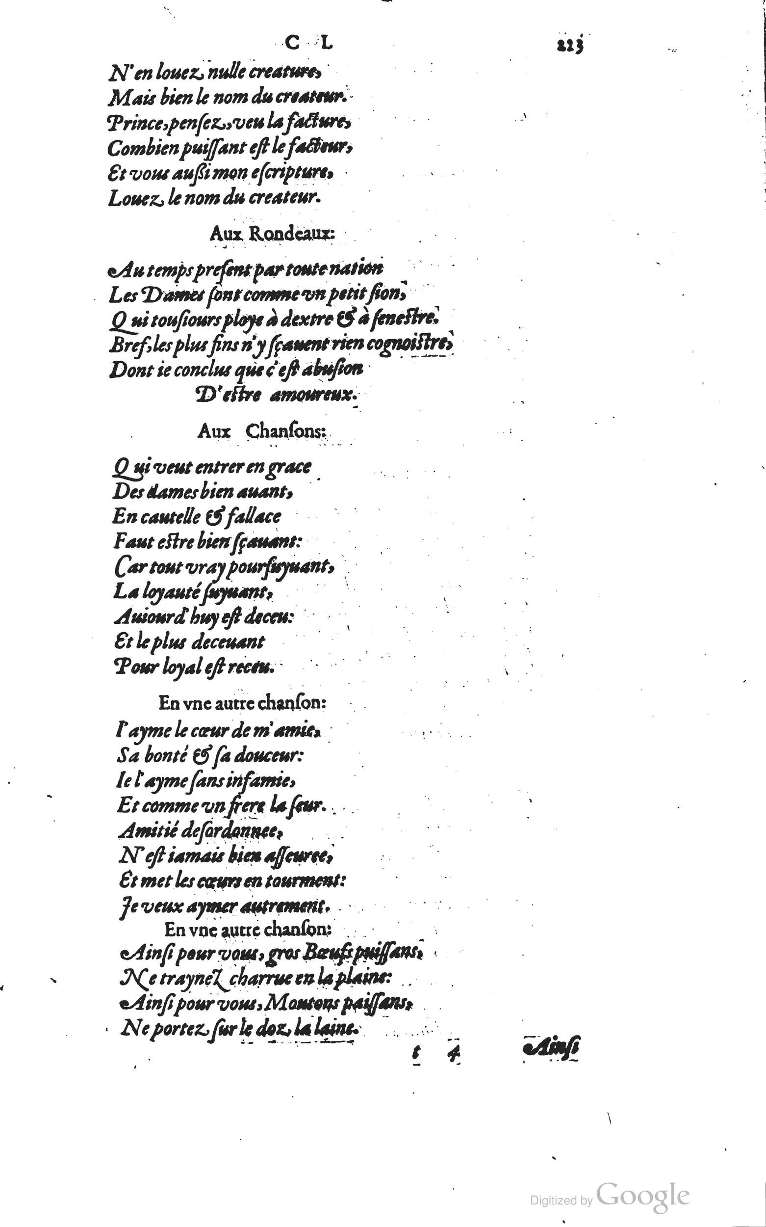 1585 - Barthélemy Honorat - Bibliothèques françaises - BSB Munich