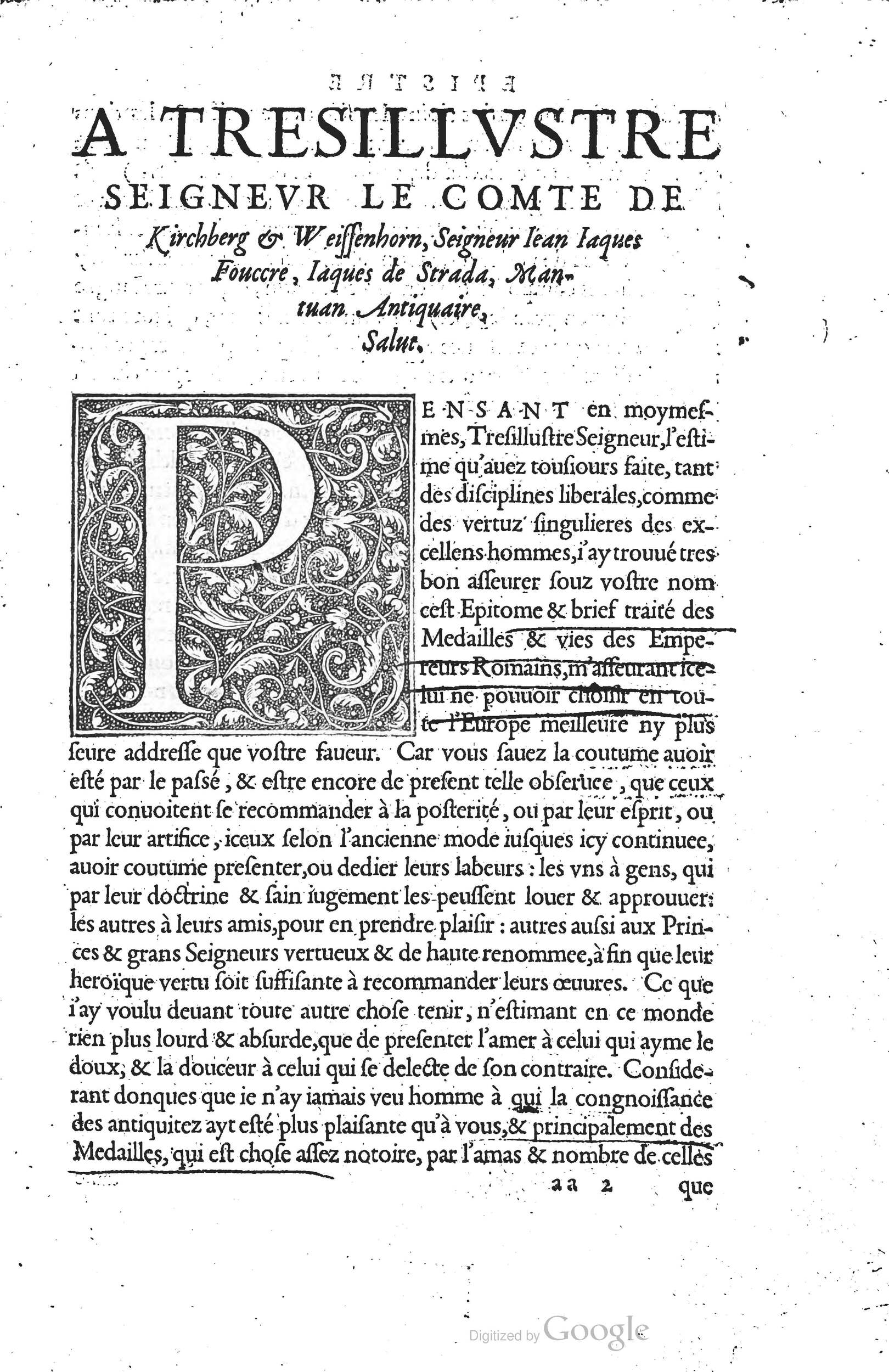 1553 - Jacopo Strada et Thomas Guérin - Épitome du Trésor des antiquités - Prague
