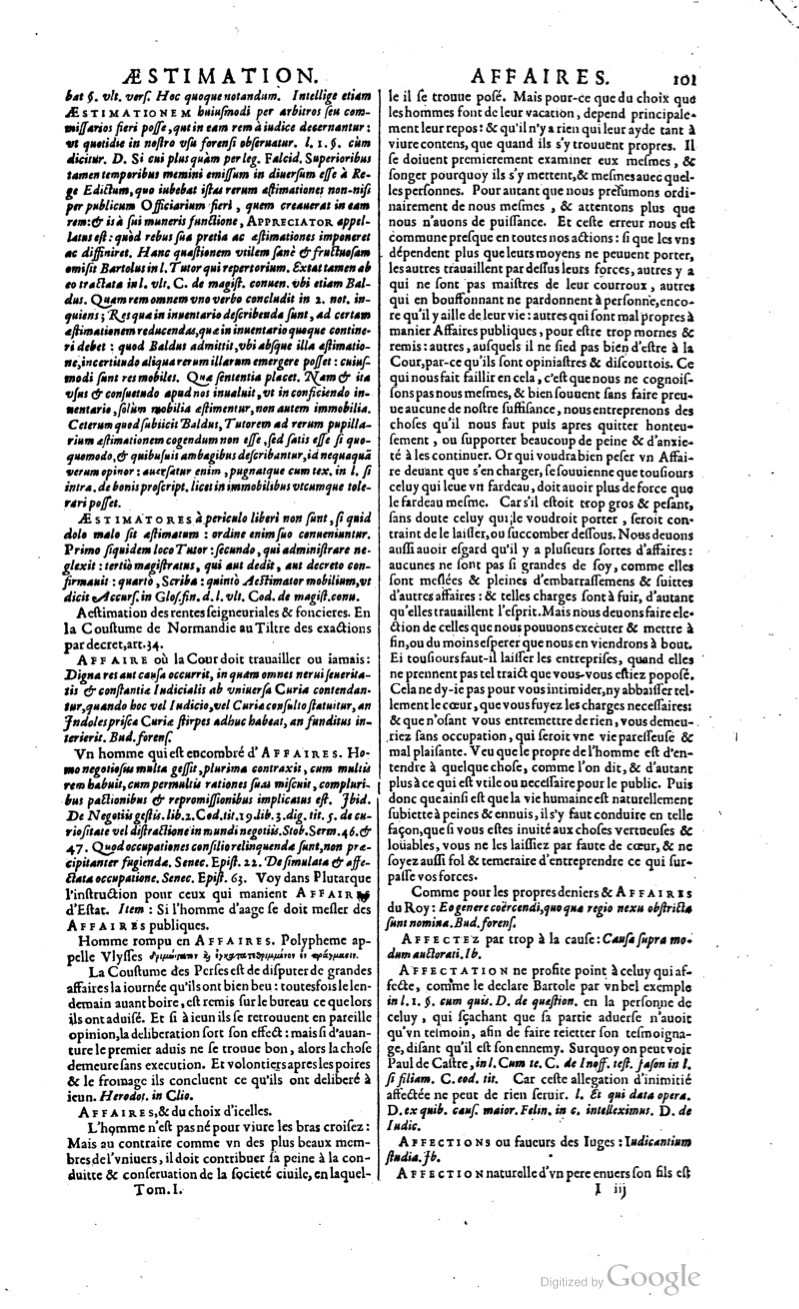1629 - Veuve Nicolas Buon - Trésor du droit français (21754 T. 1) - BM Lyon