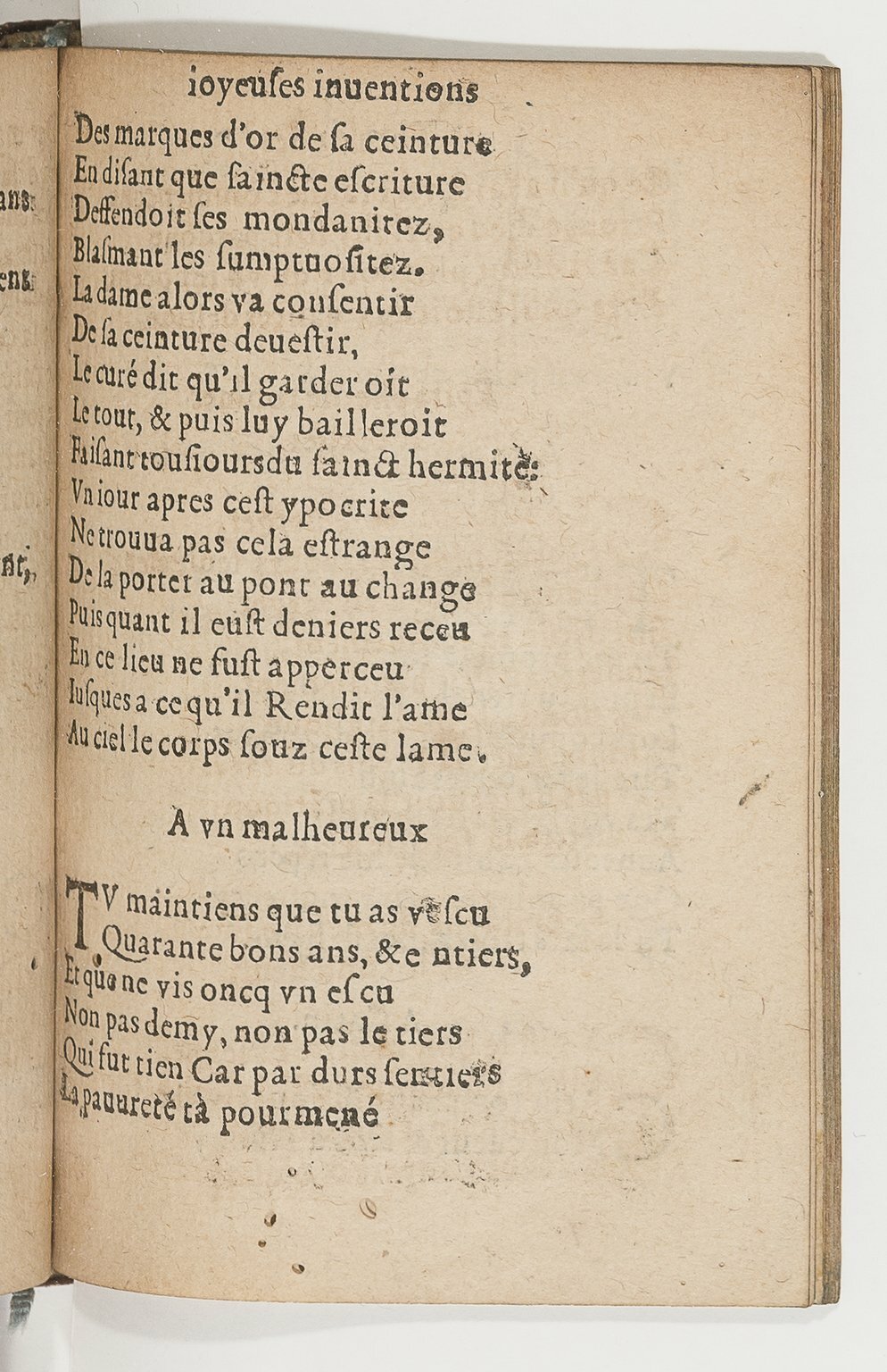 1568c. - Veuve Jean Bonfons - Trésor des joyeuses inventions du parangon de poésies - BnF Arsenal