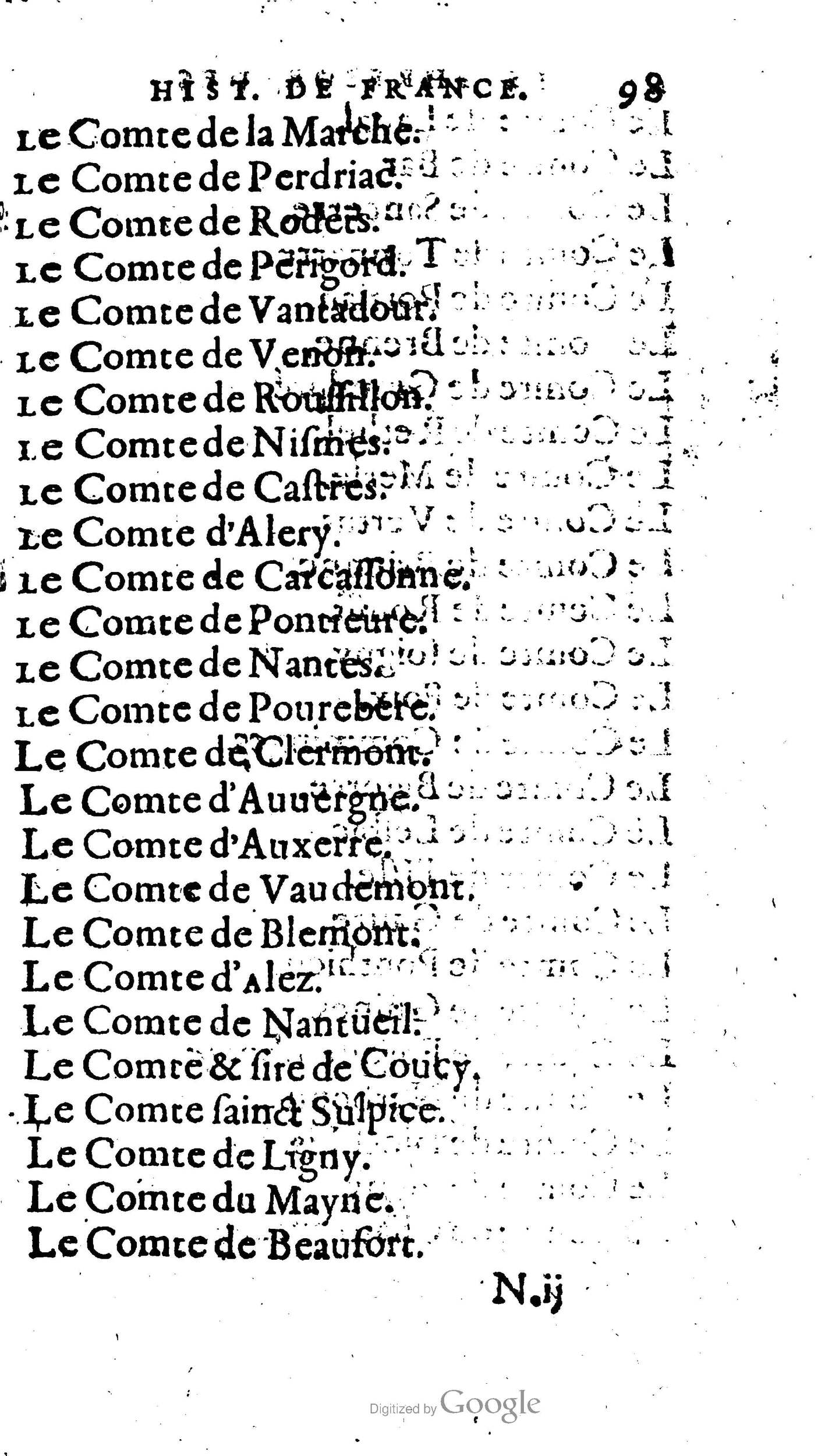 1604 - Galiot Corrozet - Trésor des histoires de France - BNC Florence