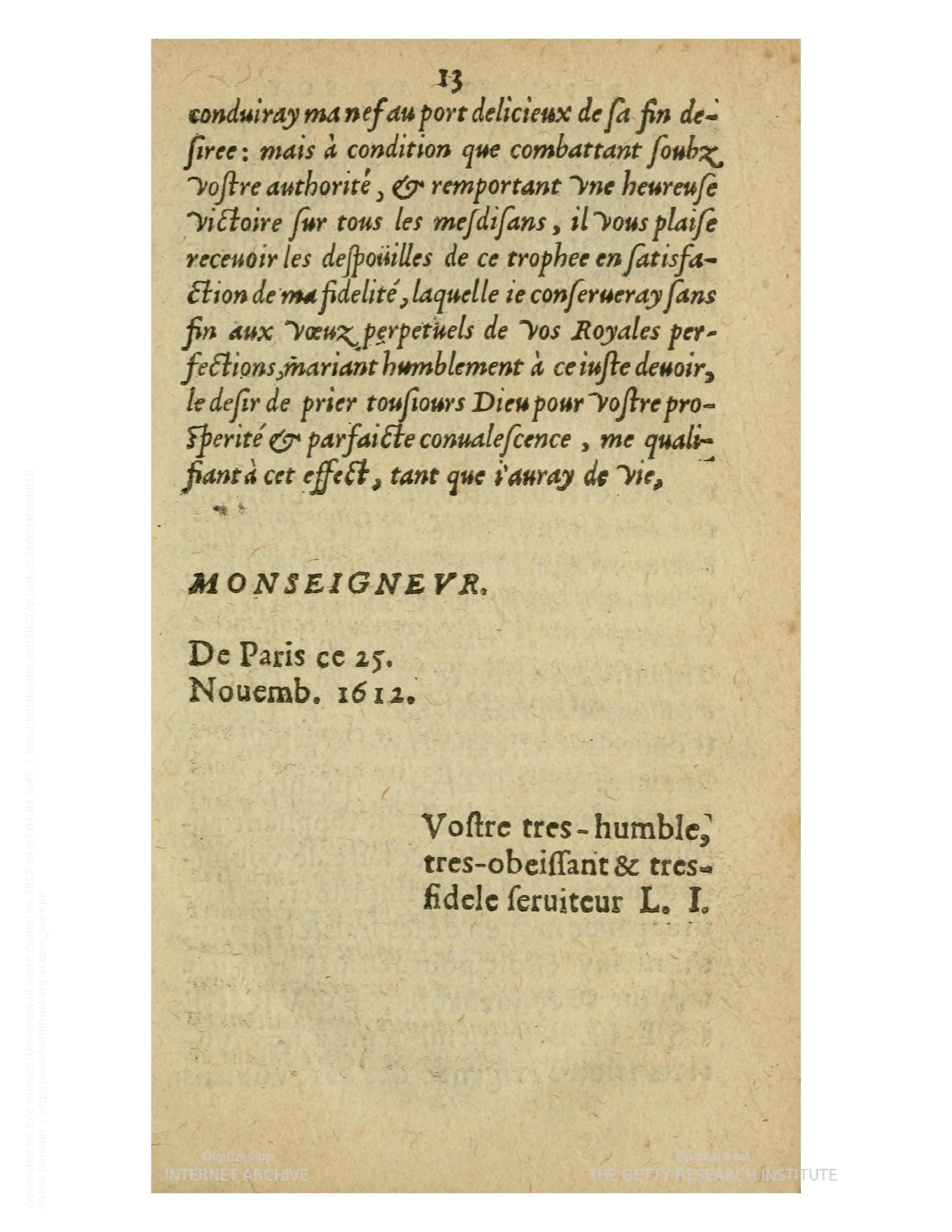 1612 - Charles Sevestre - Toison d’or ou la fleur des trésors - Getty Research Institute