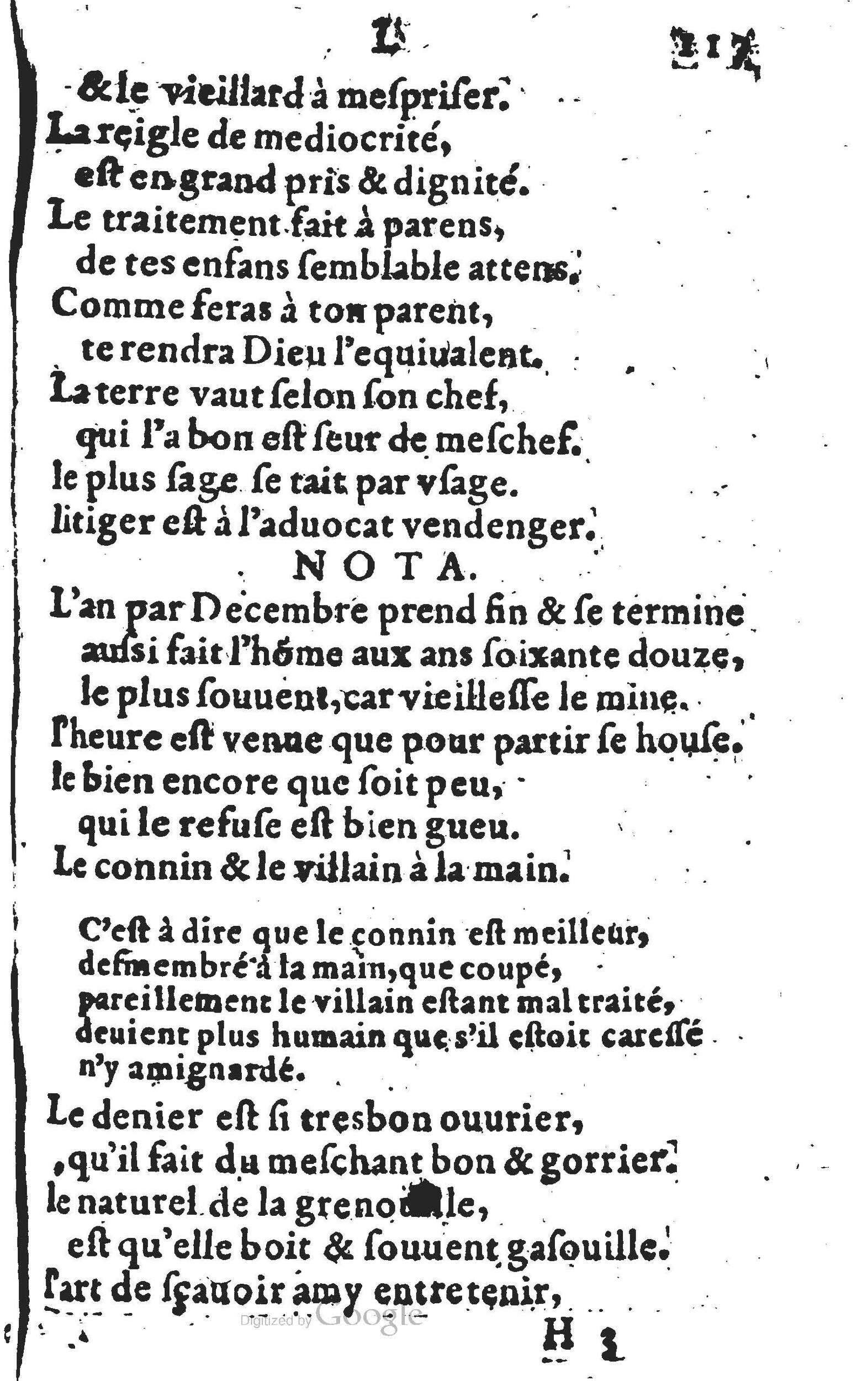 1578 - Nicolas Lescuyer - Trésor des sentences dorées - UGent 1578 - Nicolas Lescuyer - Trésor des sentences dorées - UGent
