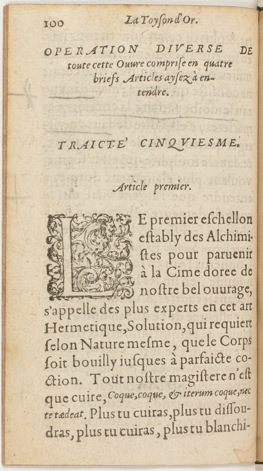 1612 - Charles Sevestre - Toison d’or ou la fleur des Trésors - BnF