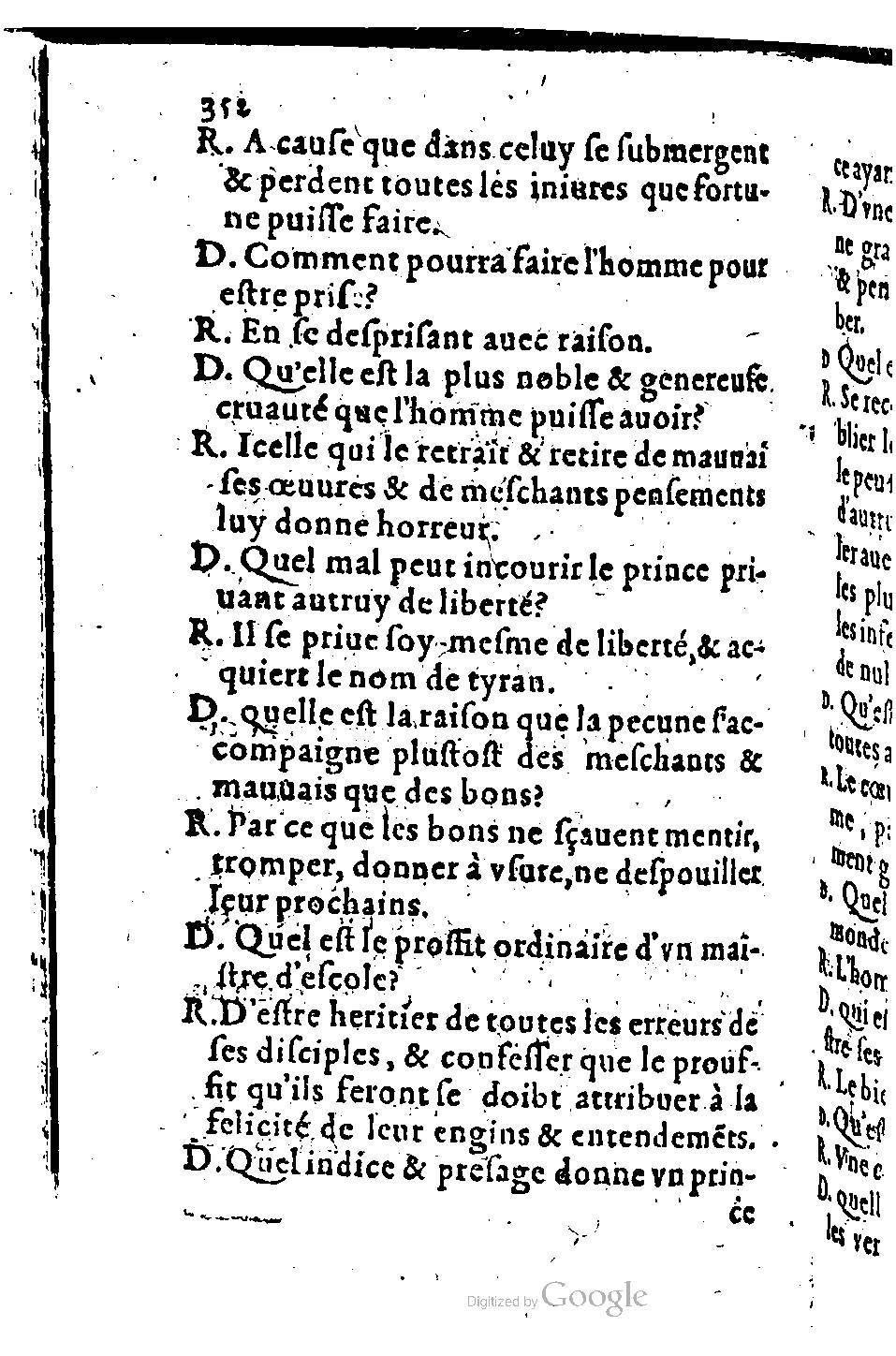 1582 - Nicolas Bonfons - Trésor des sentences dorées - BM Lyon