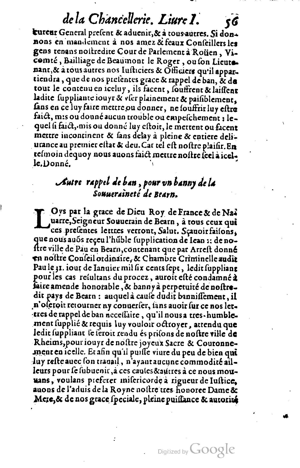 1614 - Jean Richer - Trésor du nouveau style et protocole de la chancellerie de France - BSB Munich