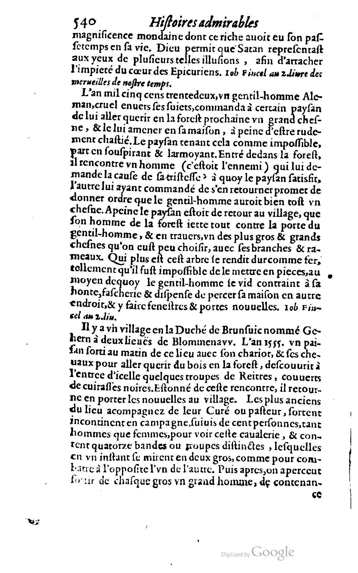 1620 - Samuel Crespin - Trésor d’histoires admirables et mémorables - BCU Lausanne 1620 - Samuel Crespin - Trésor d’histoires admirables et mémorables - BCU Lausanne