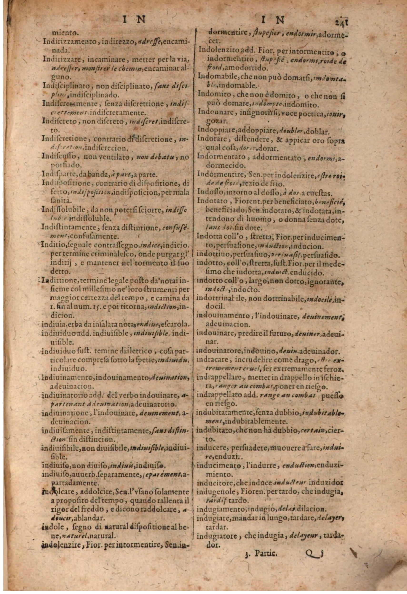 1637 - Jacques Crespin - Trésor des trois langues (Trois parties) - BSB Munich