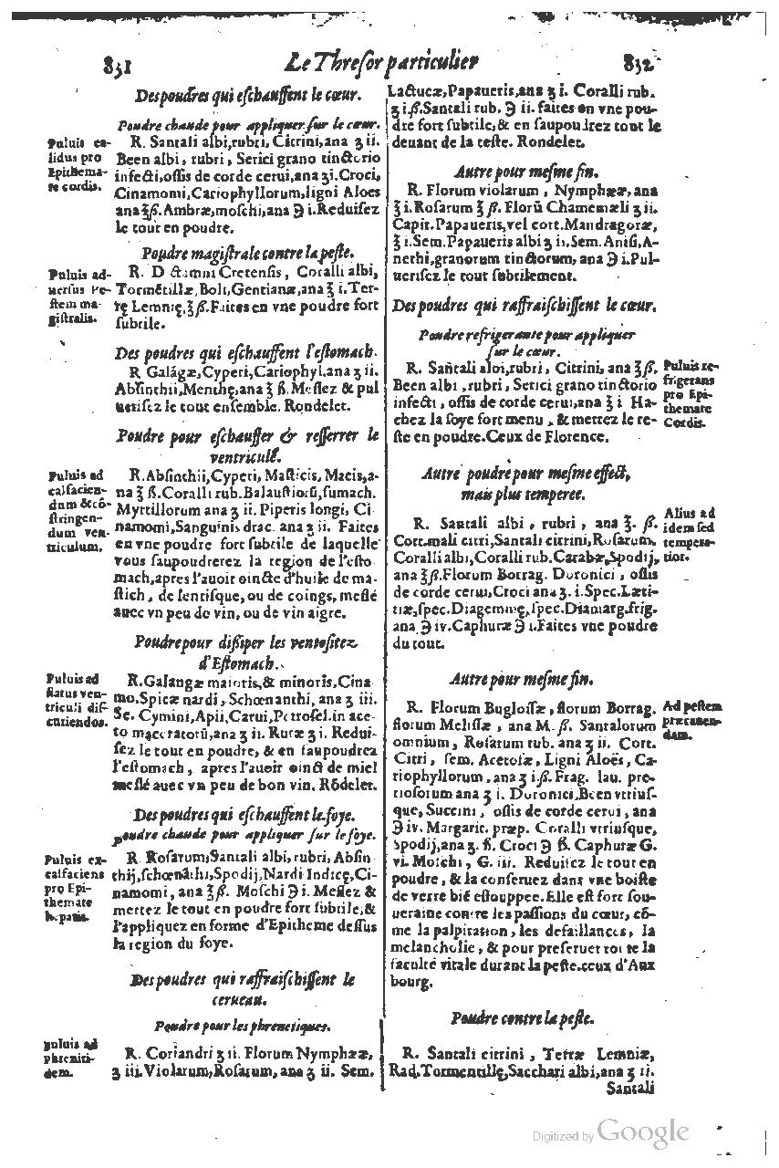 1616 - Étienne Gamonet - Grand trésor ou dispensaire - BSB Munich