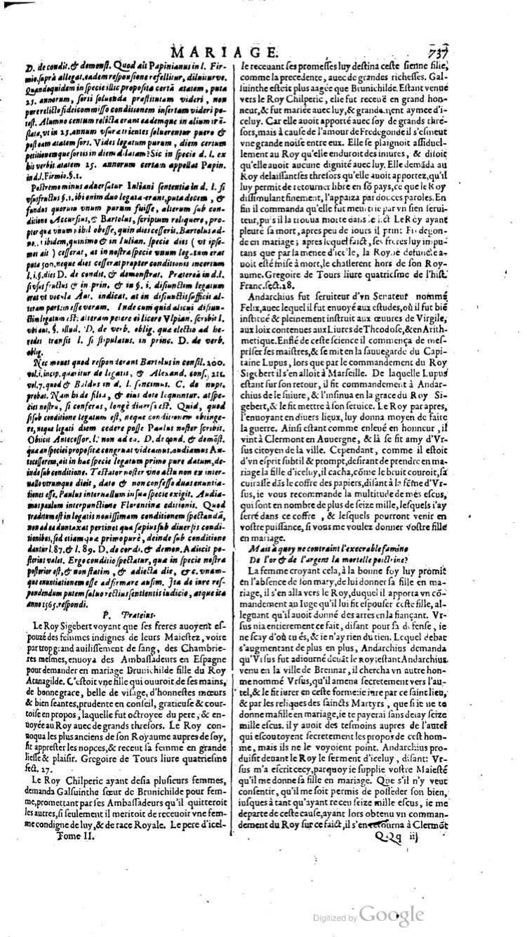 1629 - Veuve Nicolas Buon - Trésor du droit français (29620 T. 2) - BM Lyon