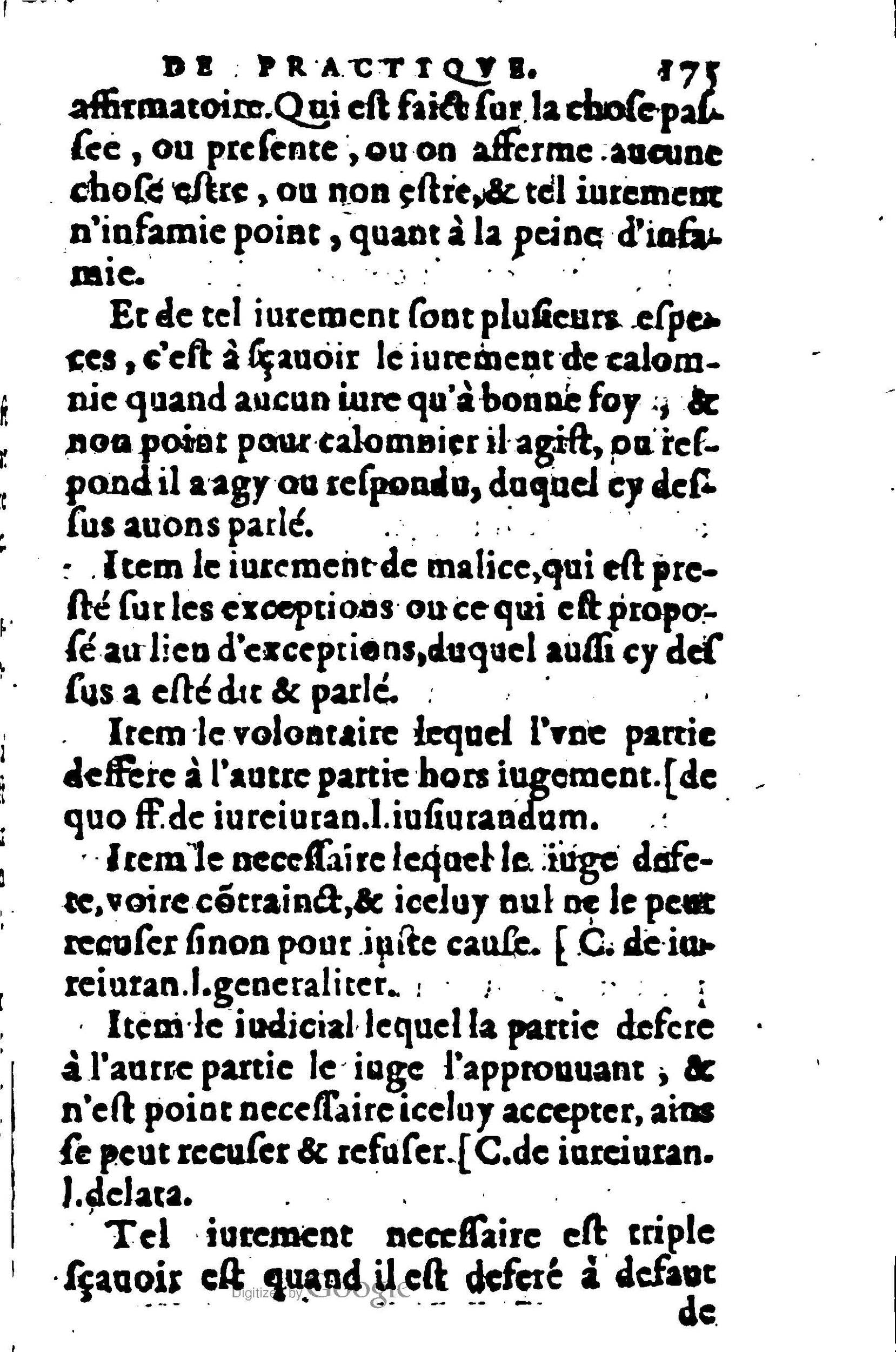 1605 - Pierre Rigaud - Trésor de pratique pour les juges - BM Lyon