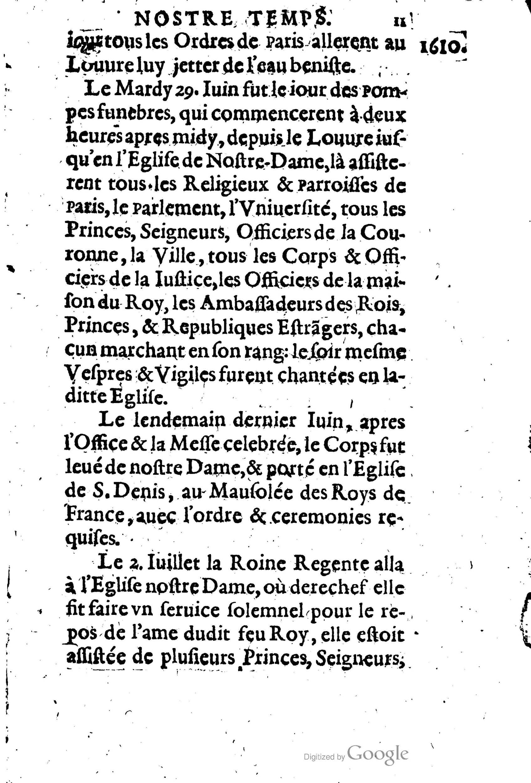 1623 - Joseph Bouillerot - Trésor de l’histoire générale de notre temps - BM Lyon