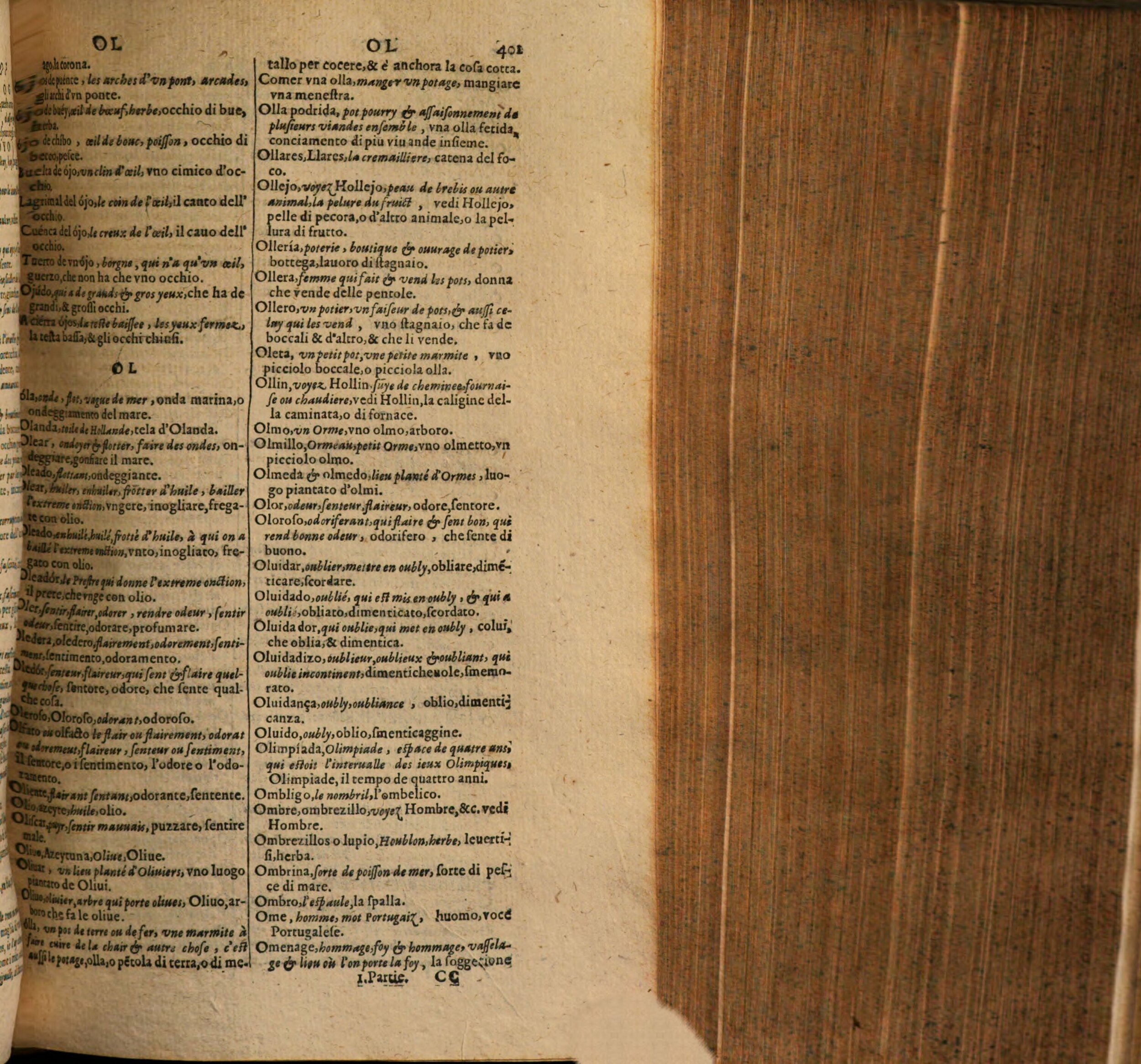1617 - Samuel Crespin - Trésor des trois langues espagnole, française et italienne (Première partie) - Regensburg