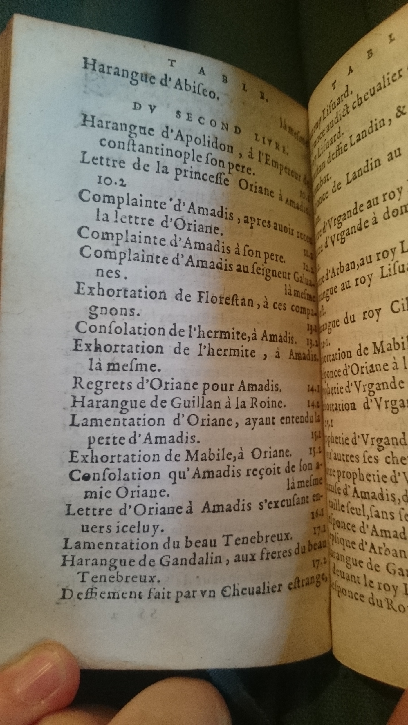 1582 - Jean Huguetan - Trésor des Amadis - BnF Arsenal 1582 - Jean Huguetan - Trésor des Amadis - BnF Arsenal