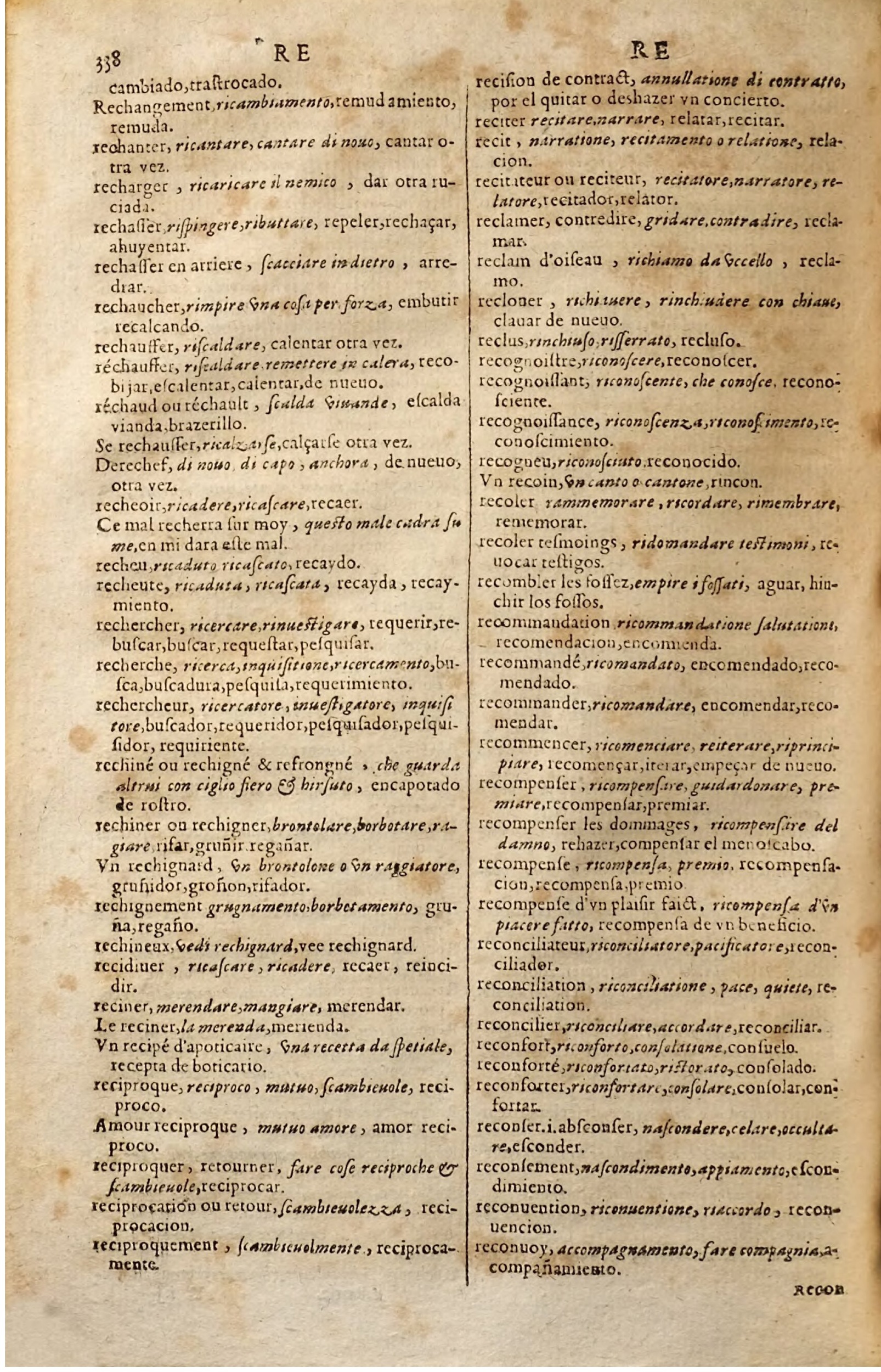 1627 - Jacques Crespin - Trésor des trois langues (Seconde partie) - Regensburg