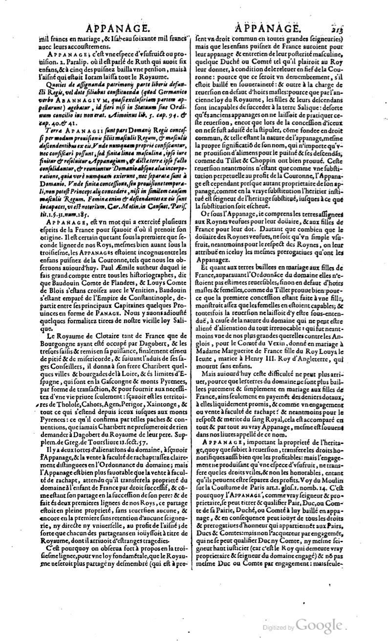 1629 - Veuve Nicolas Buon - Trésor du droit français (29620 T. 1) - BM Lyon