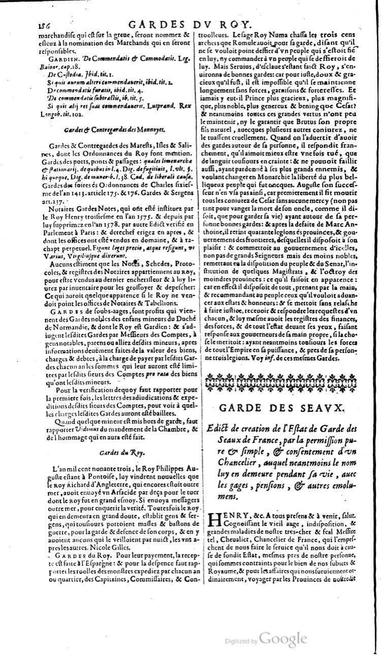 1629 - Veuve Nicolas Buon - Trésor du droit français (21754 T. 2) - BM Lyon