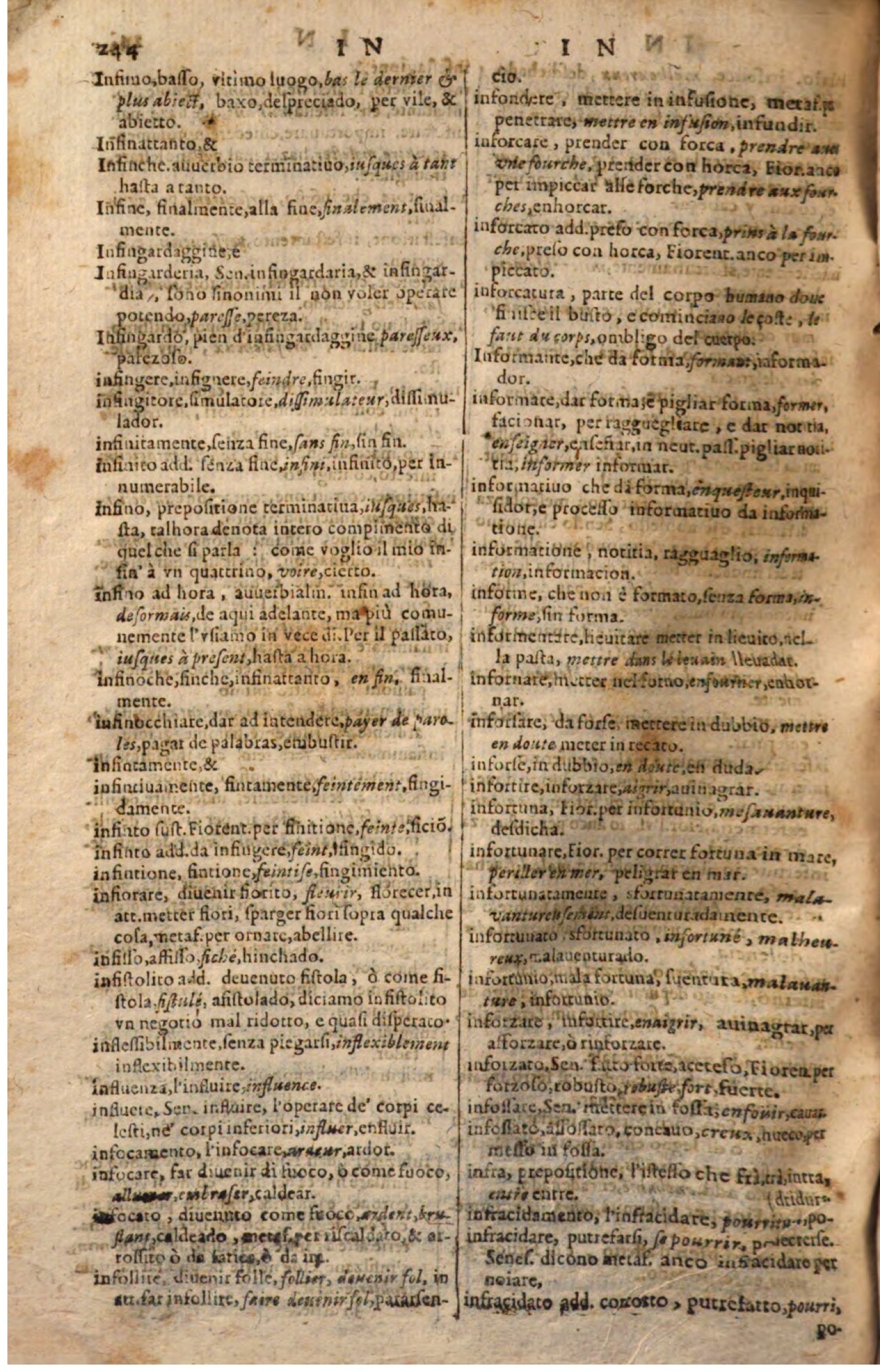 1644 - Jacques Crespin - Trésor des trois langues - Passau 1644 - Jacques Crespin - Trésor des trois langues - Passau