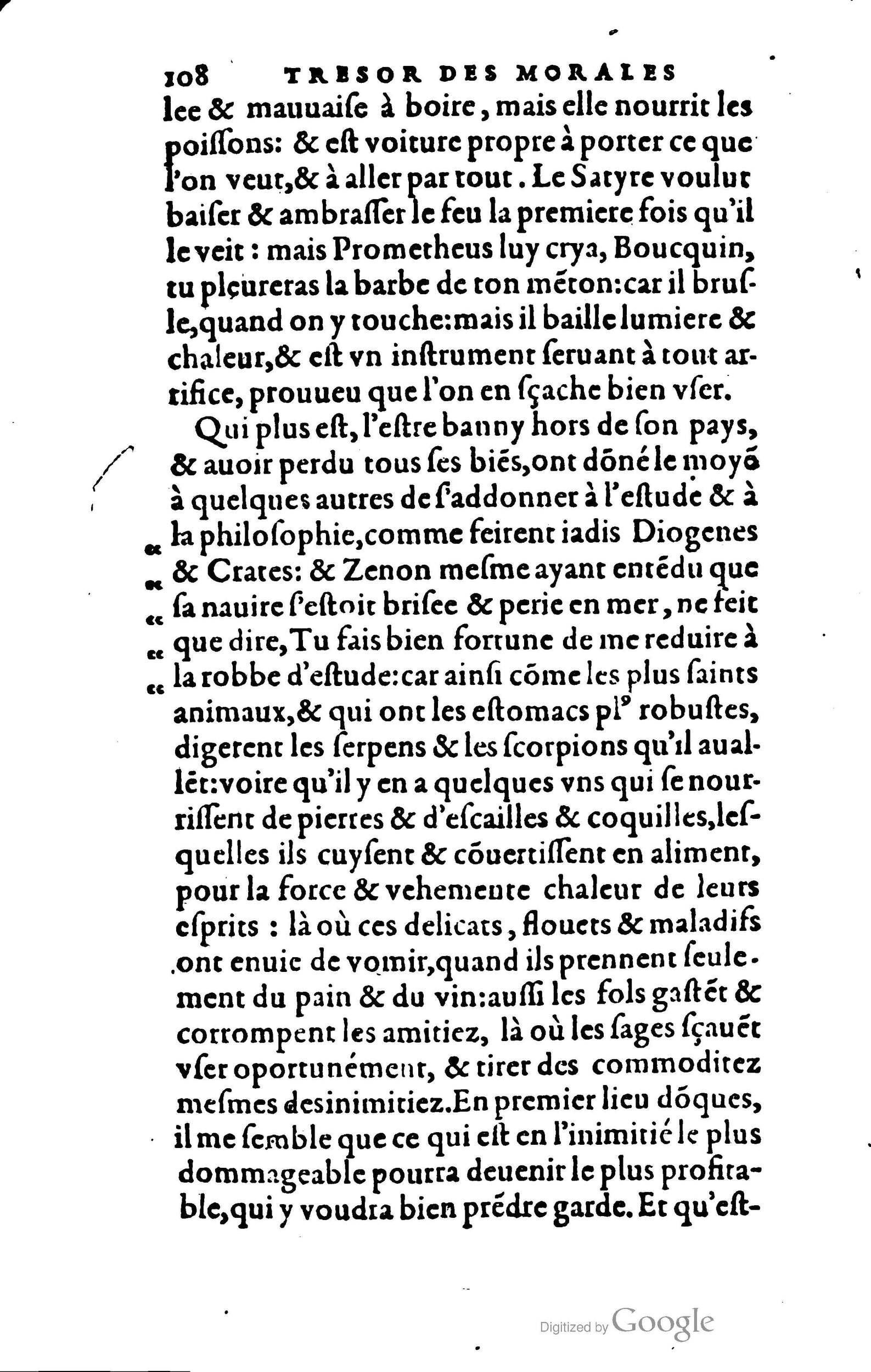 1578 - Jean Poupy - Trésor des morales de Plutarque - BSB Munich