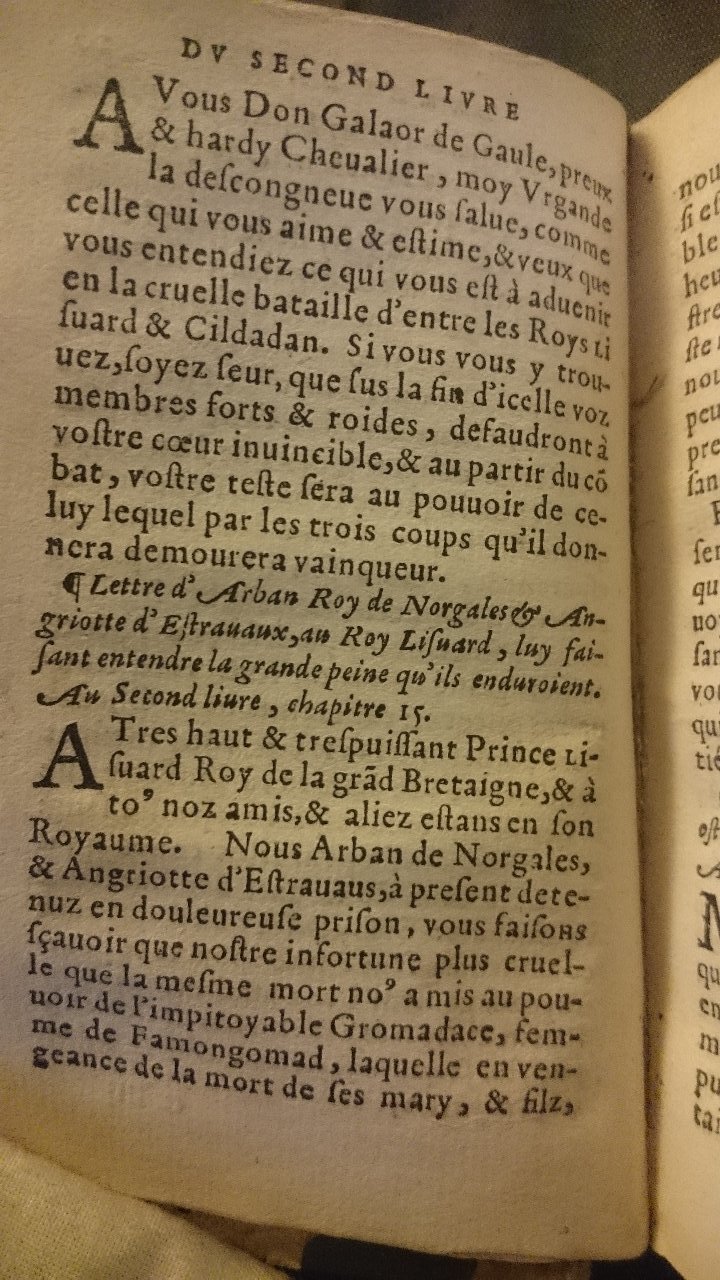 1563 - Jacques Kerver et Jean Ruelle - Trésor des Amadis - British Library