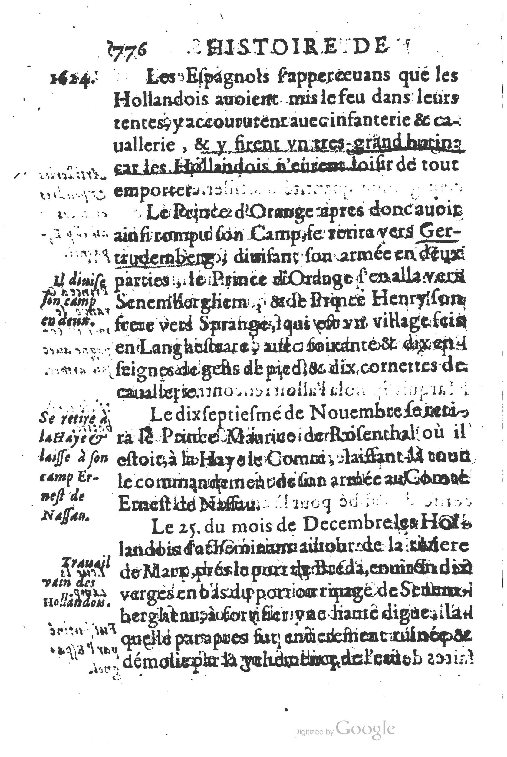 1626 - Joseph Bouillerot - Trésor de l’histoire générale de notre temps - BSB Munich