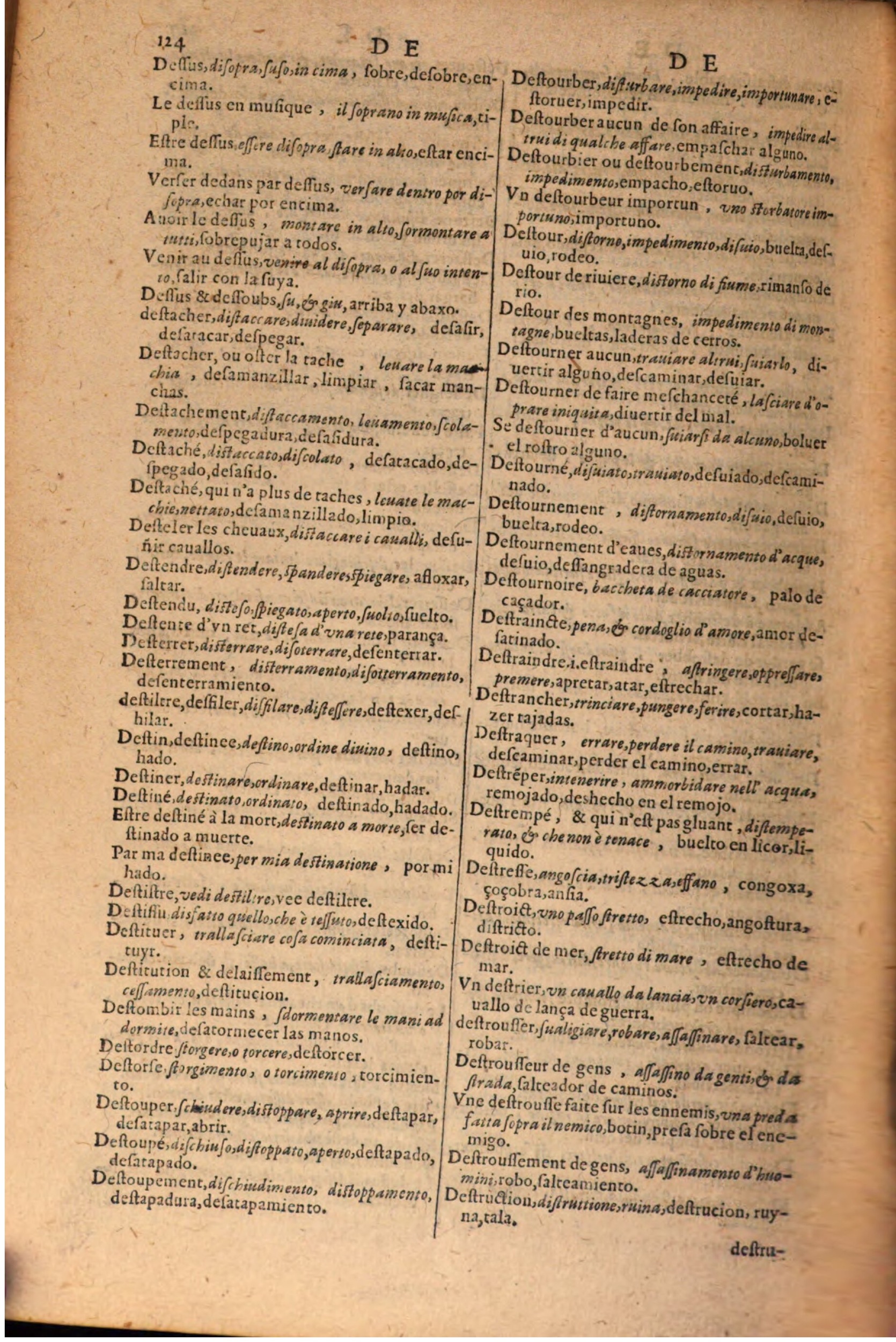 1616 - Pierre de la Rovière - Trésor des trois langues (Seconde partie) - BSB Munich