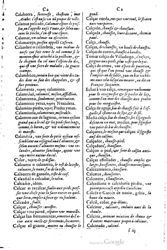 1621 - Adrian Tiffaine - Trésor des deux langues espagnole et française - BM Lyon