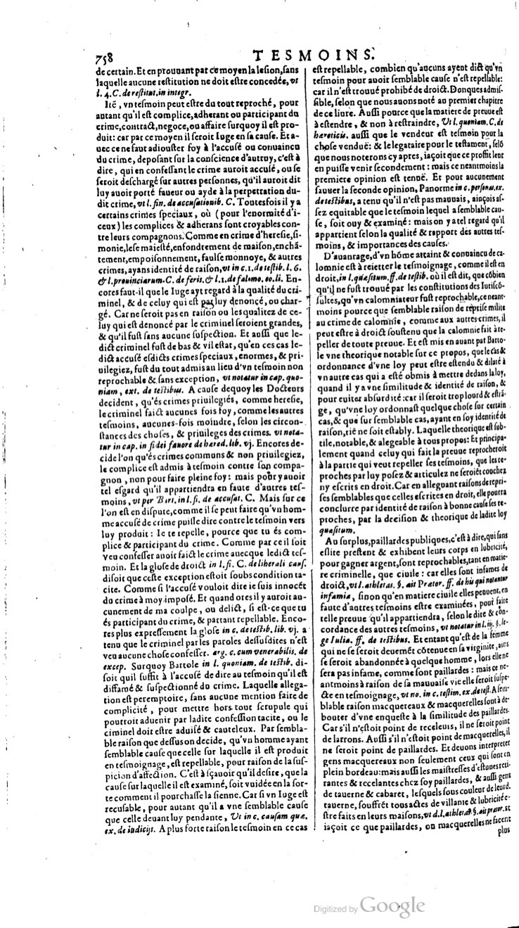 1629 - Veuve Nicolas Buon - Trésor du droit français (21754 T. 3) - BM Lyon