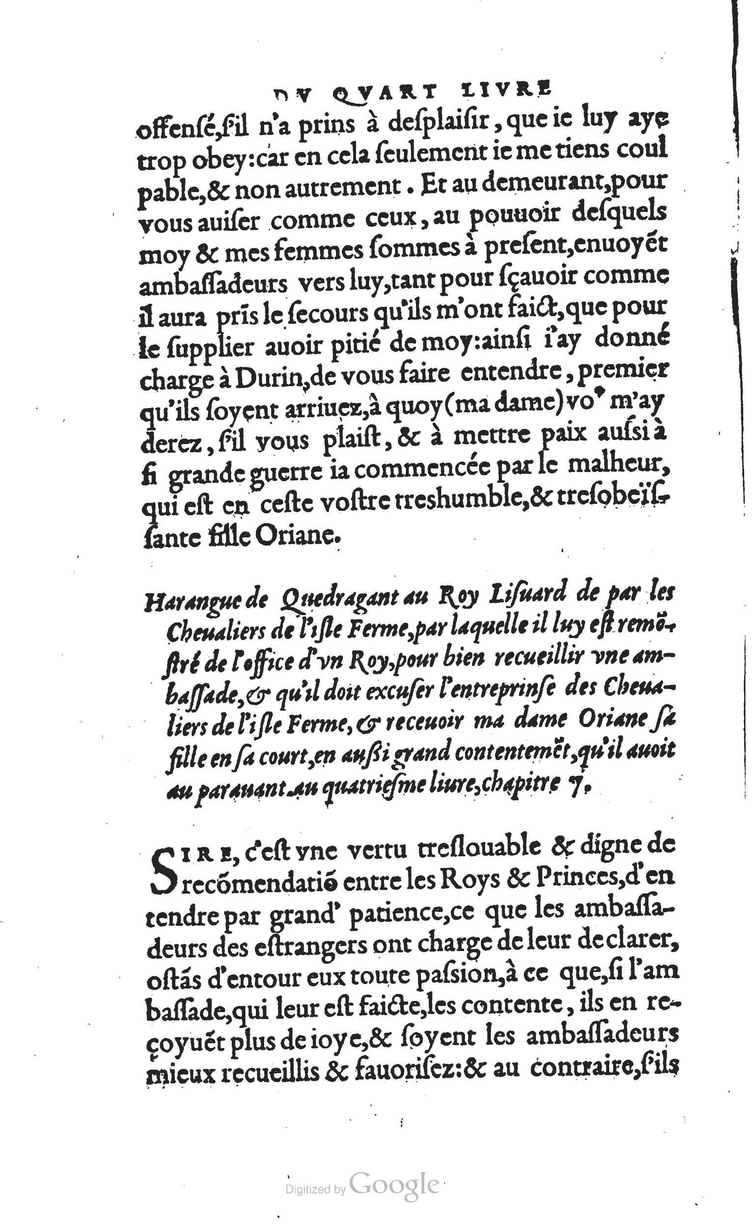 1560 - Vincent Sertenas et Gilles Robinot - Trésor des Amadis - British Library