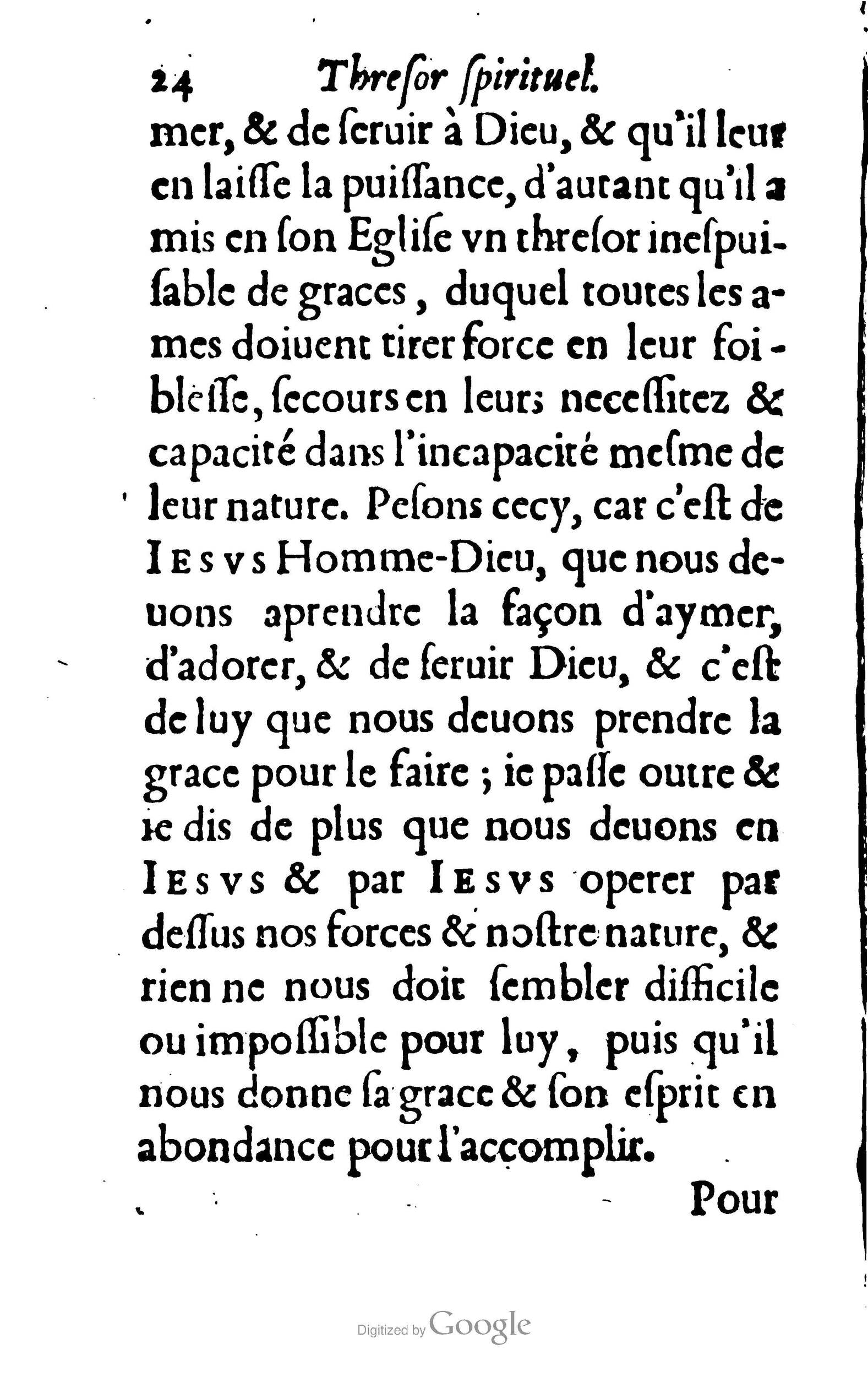 1633 - François Waudré - Trésor spirituel contenant les excellences du christianisme - BM Lyon